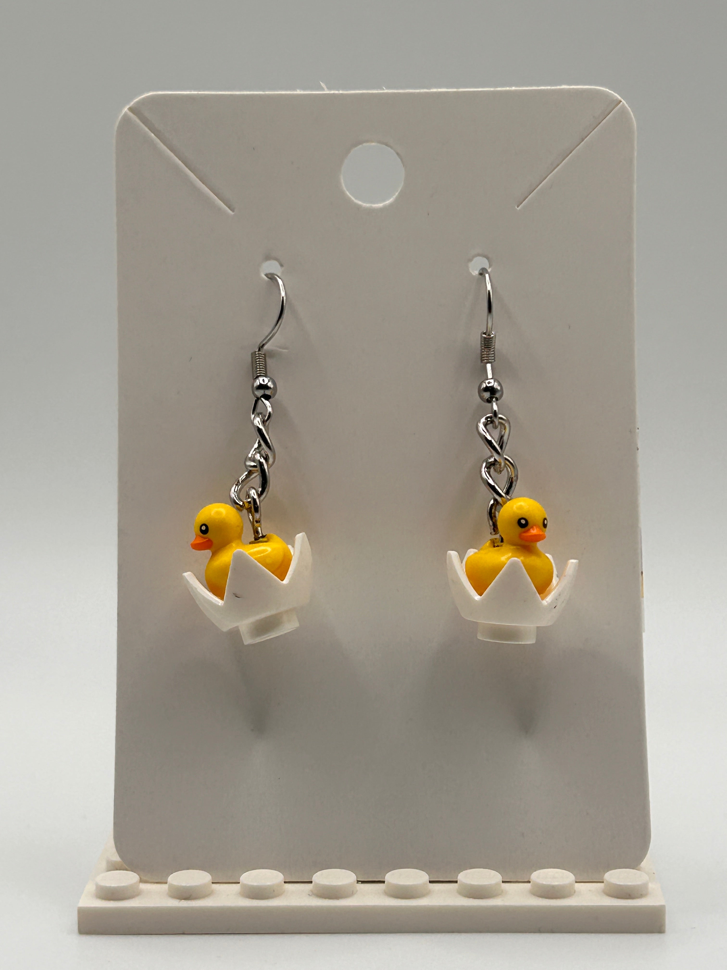 LEGO Earrings - Ducks