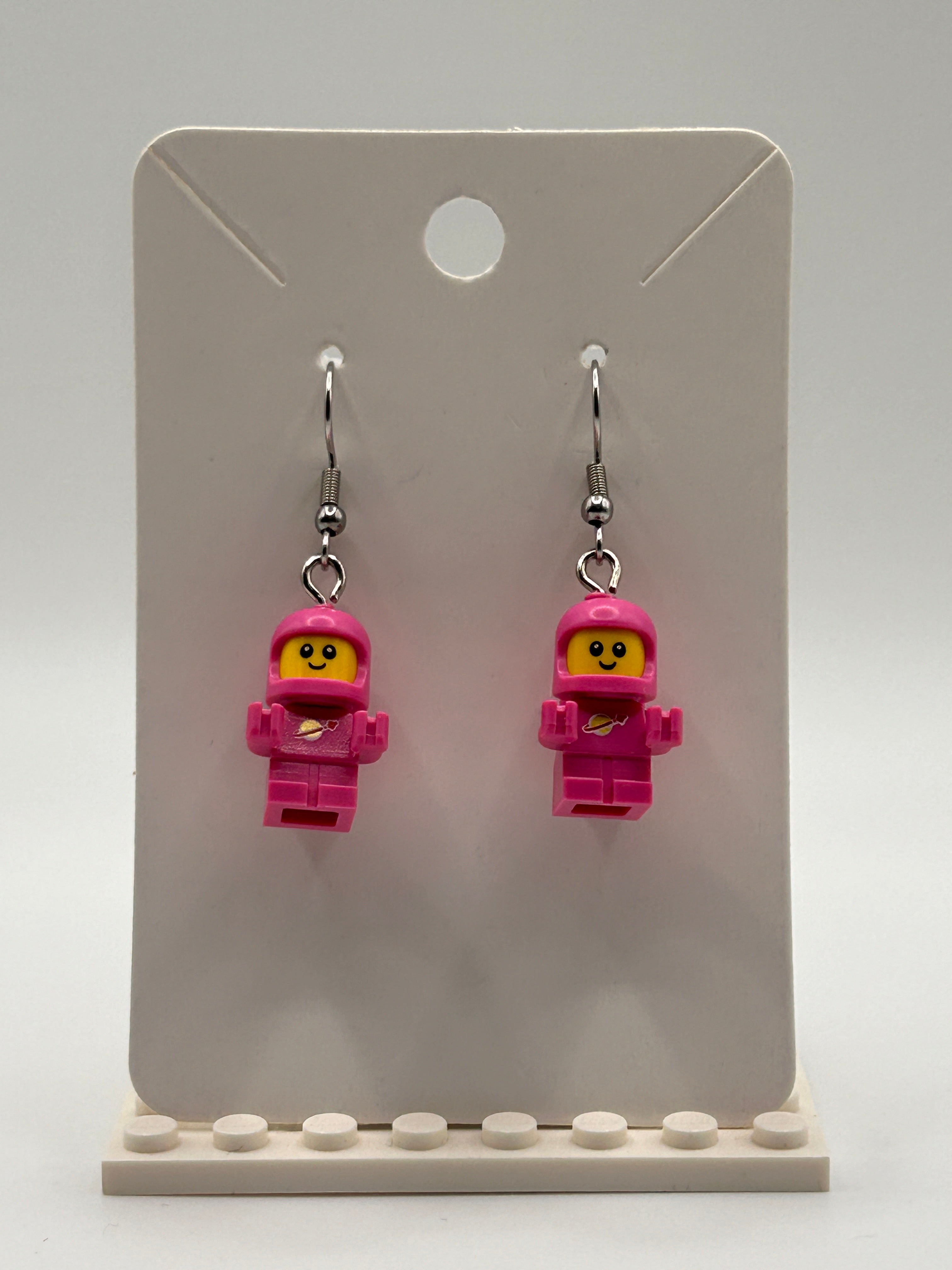 LEGO Earrings - Classic Space Baby (Choose Colour)