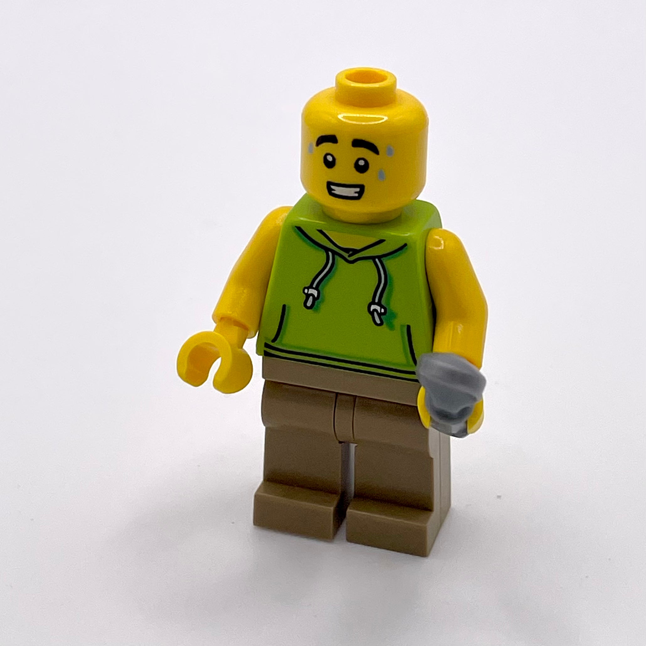 Ice Cream Vendor - Male, Lime Hoodie, Bright Green Ice Cream Suit