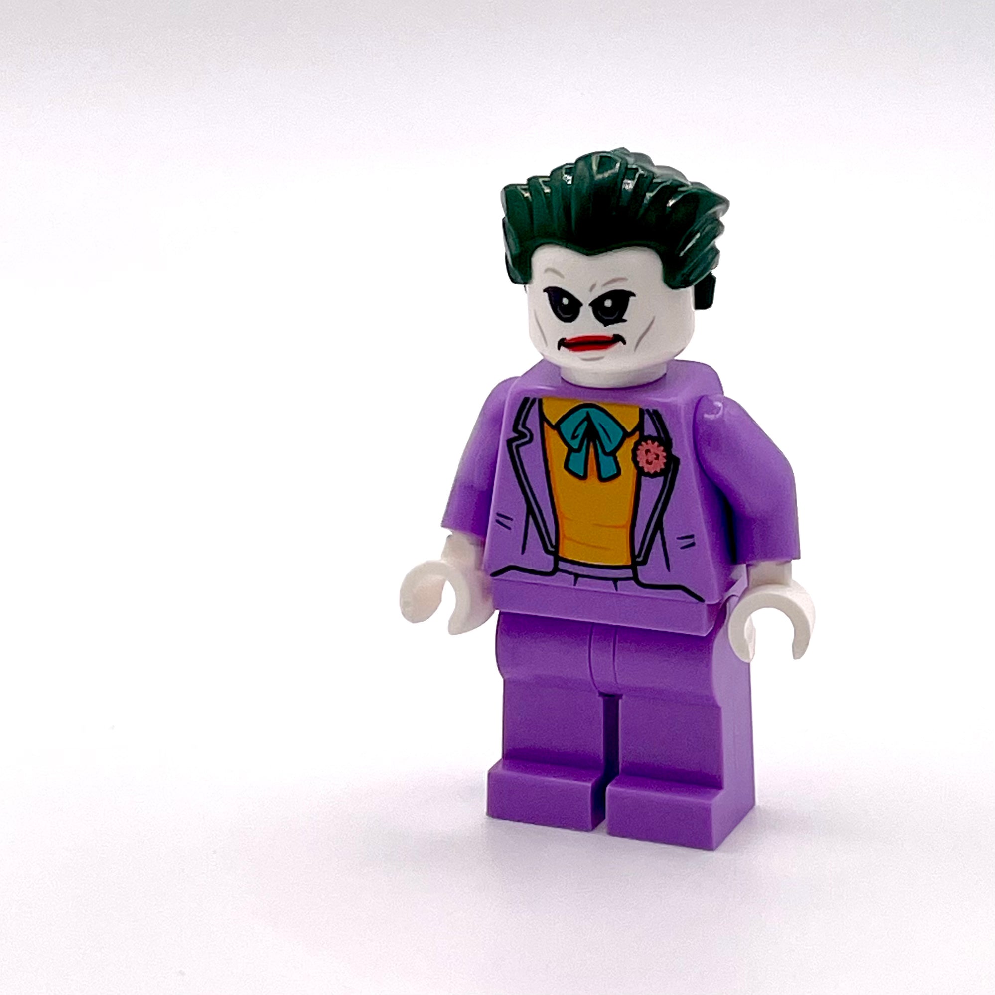 The Joker - Medium Lavender Suit, Bright Light Orange Vest, Dark Green Hair