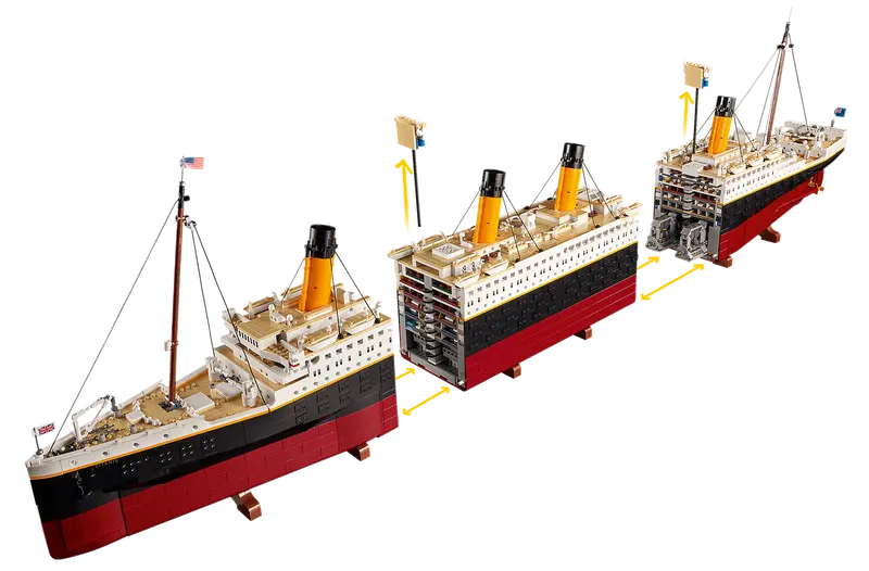 Lego Model Lego Titanic Grande Lego 10294 Titanic, 9090 Pieces