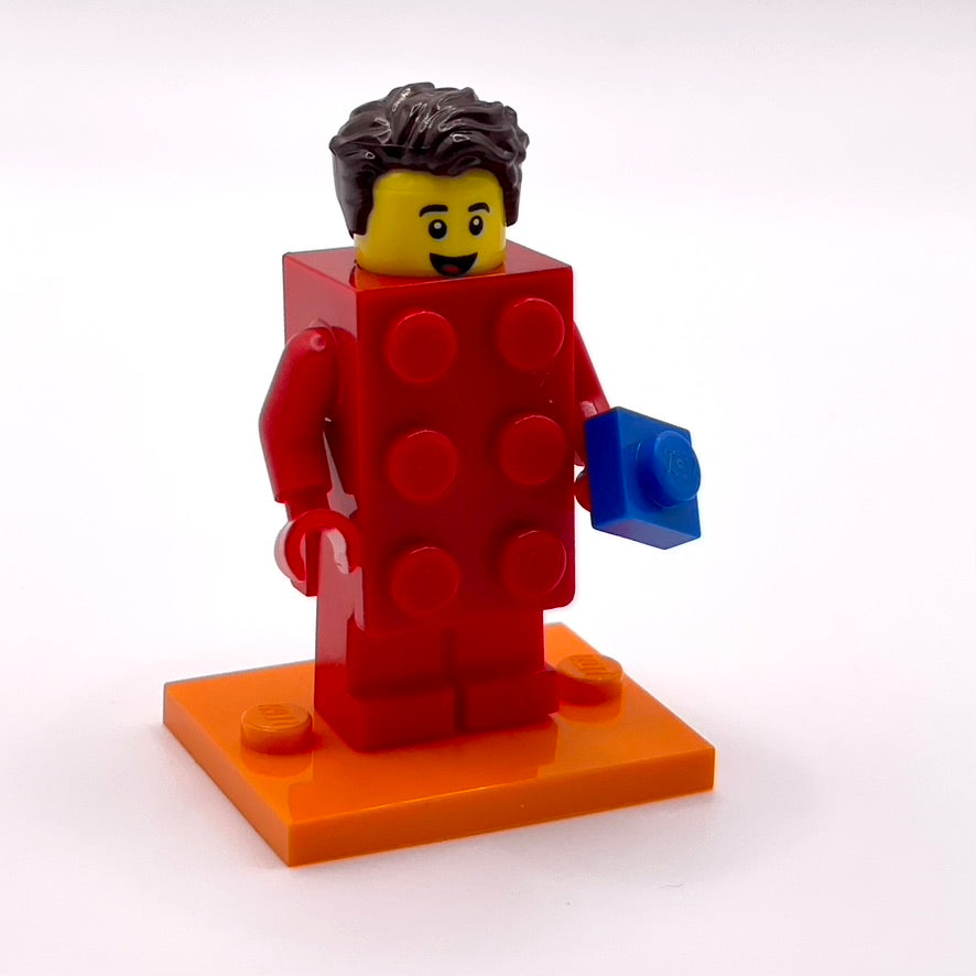 Brick Suit Guy, Series 18 (Complete Set with Stand and Accessories)