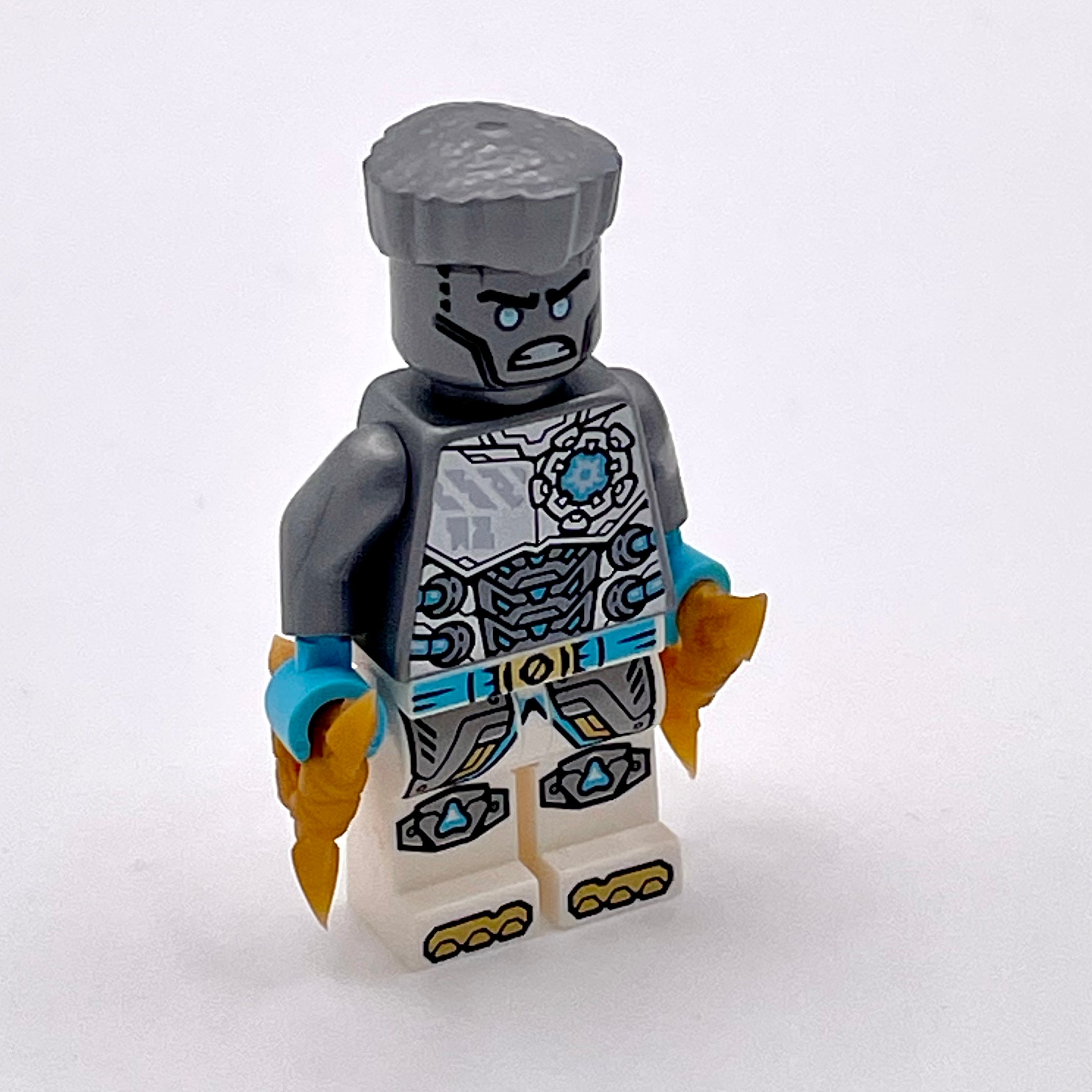 Zane - Dragons Rising, Flat Silver Torso, Angry