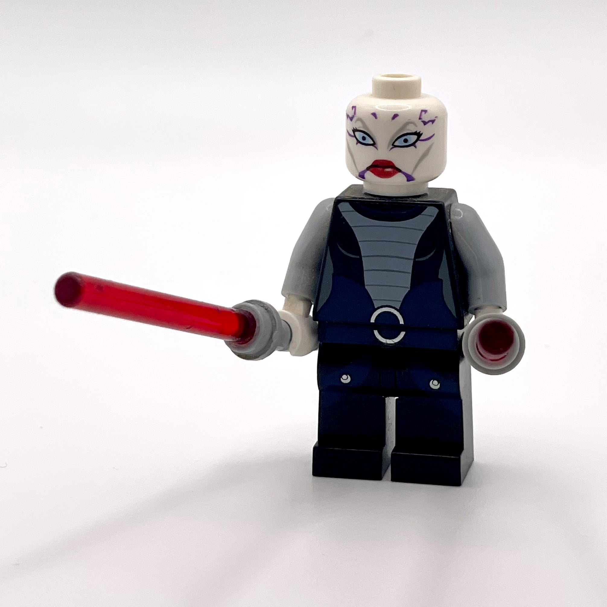 Asajj Ventress - Black Torso (With Light Sabers)