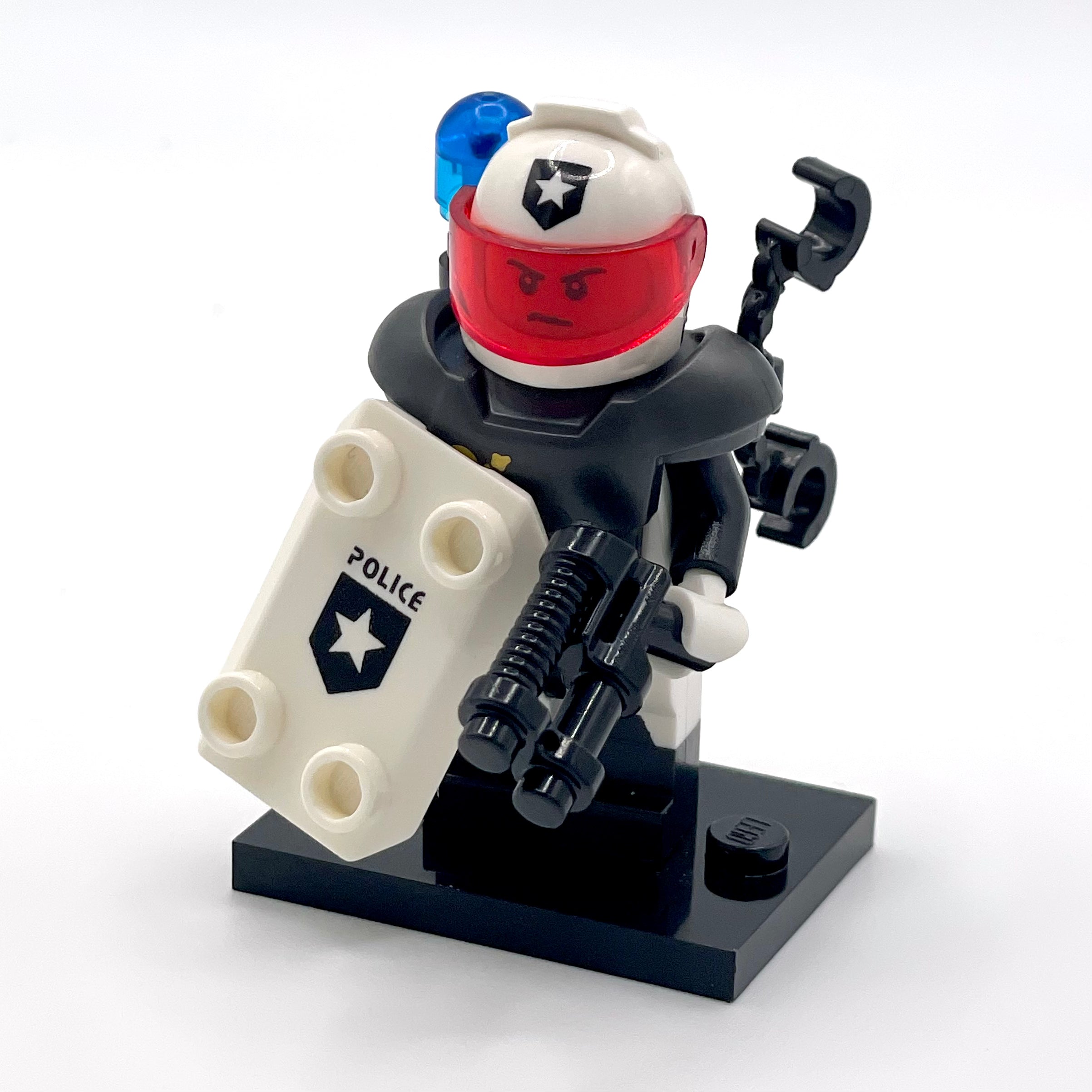 Space Police Guy, Series 21 (Complete Set with Stand and Accessories)