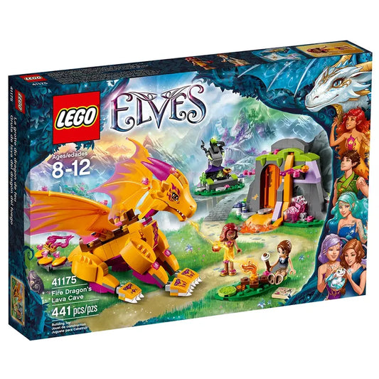 LEGO Elves Fire Dragon's Lava Cave 41175