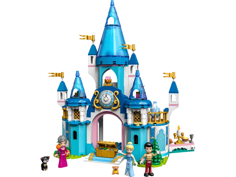 LEGO Disney Cinderella and Prince Charming's Castle 43206