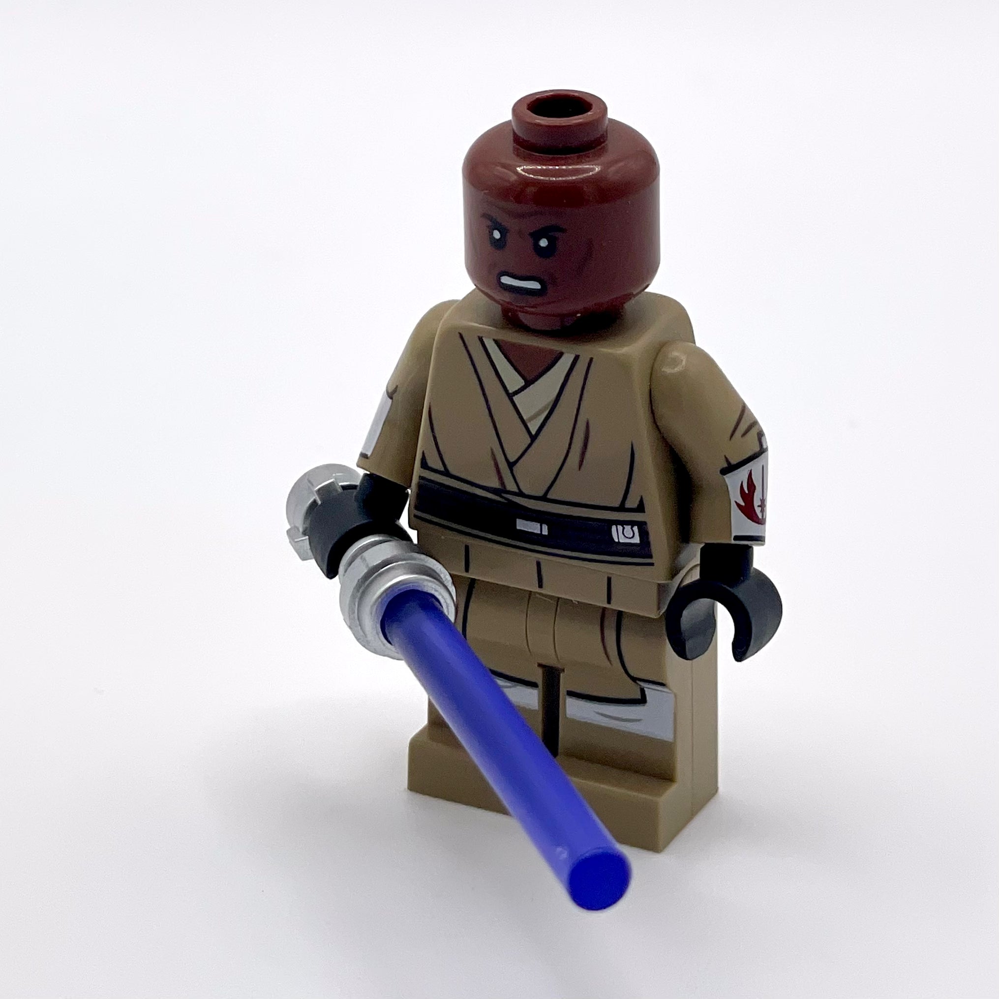 Mace Windu (Dark Tan Legs, Open Mouth, Printed Arms)