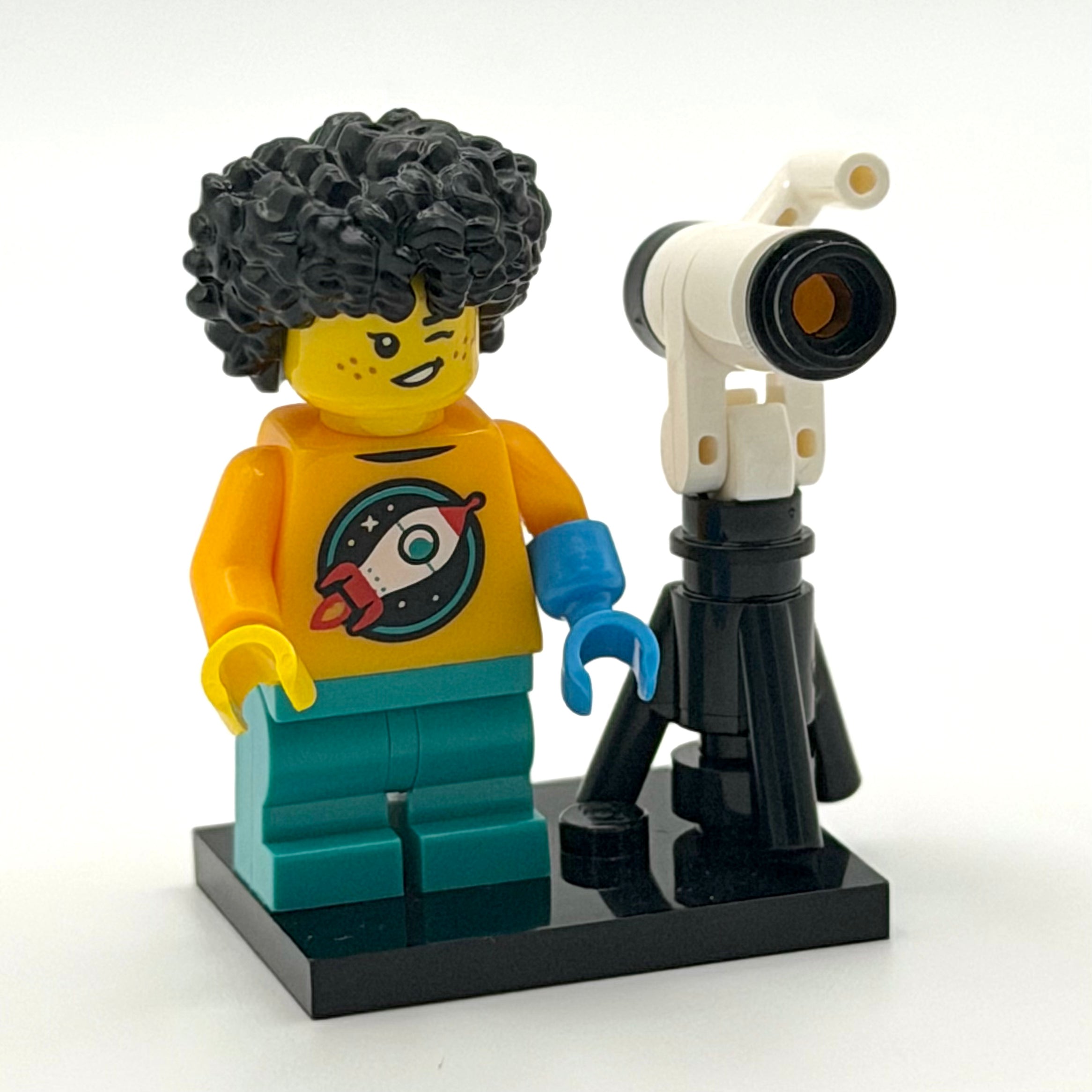 Astronomer Kid, Series 27 (Complete Set with Stand and Accessories)