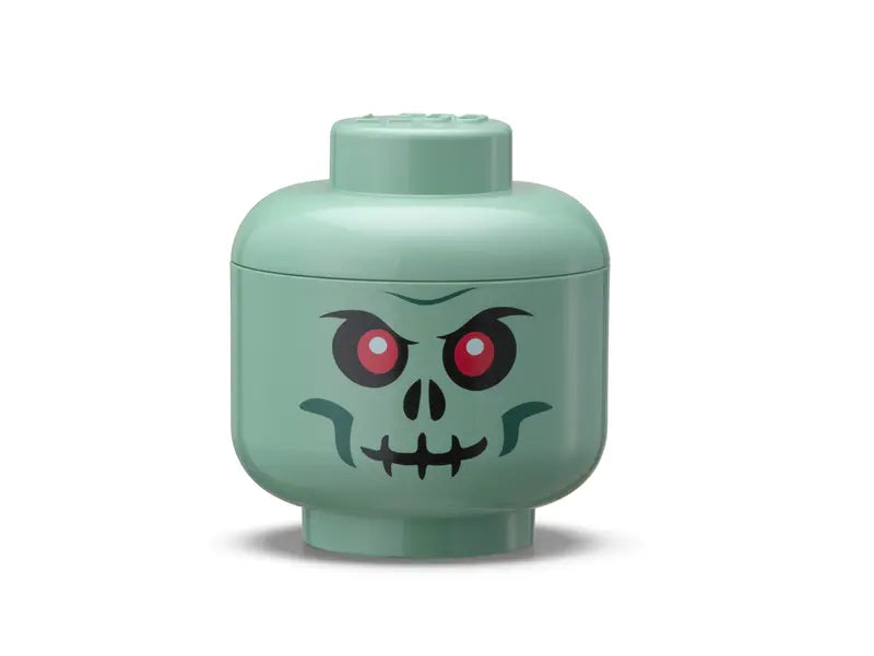 Mini Skeleton Storage Head – Green