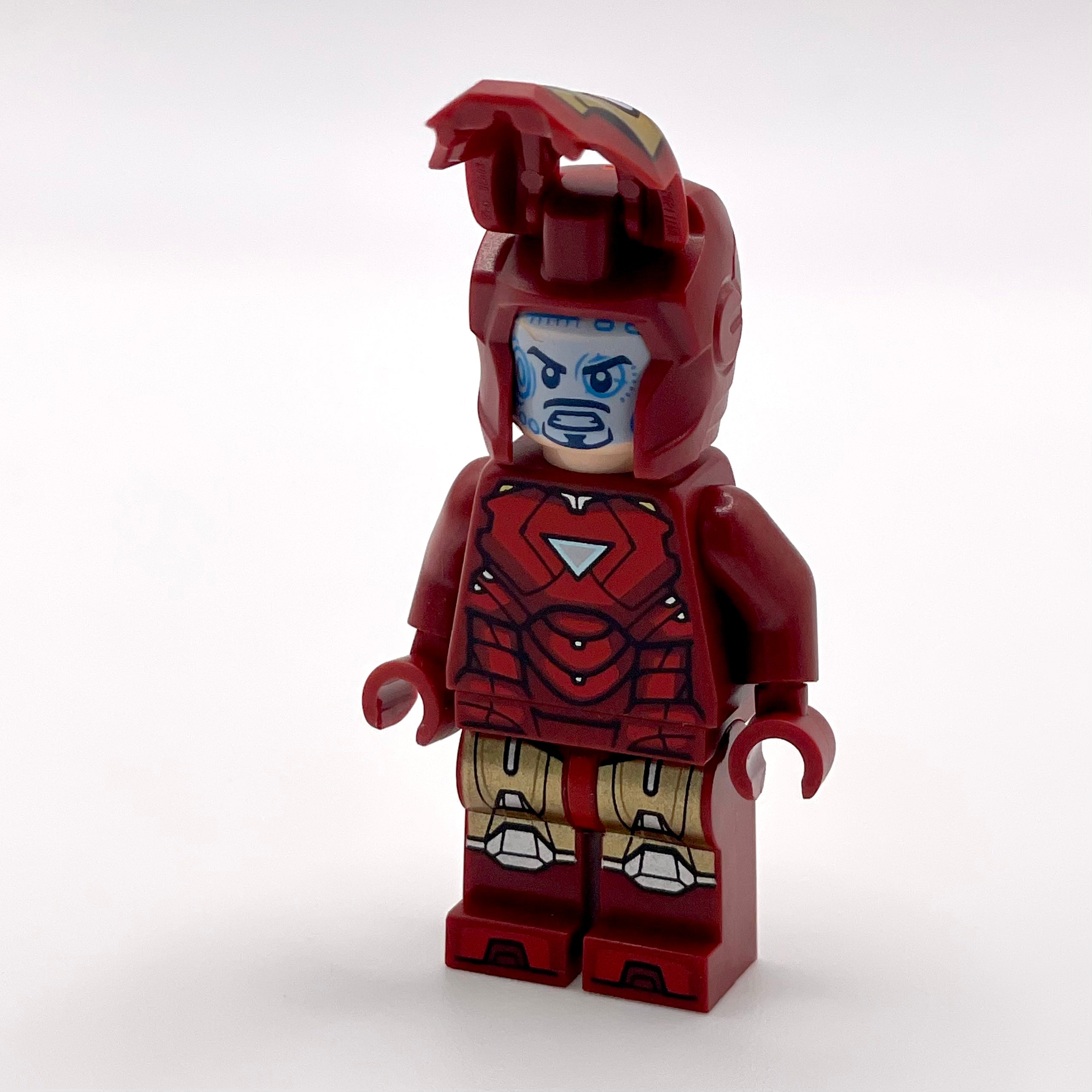 Iron Man - Mark 6 Armor, Large Helmet Visor, Light Nougat Head