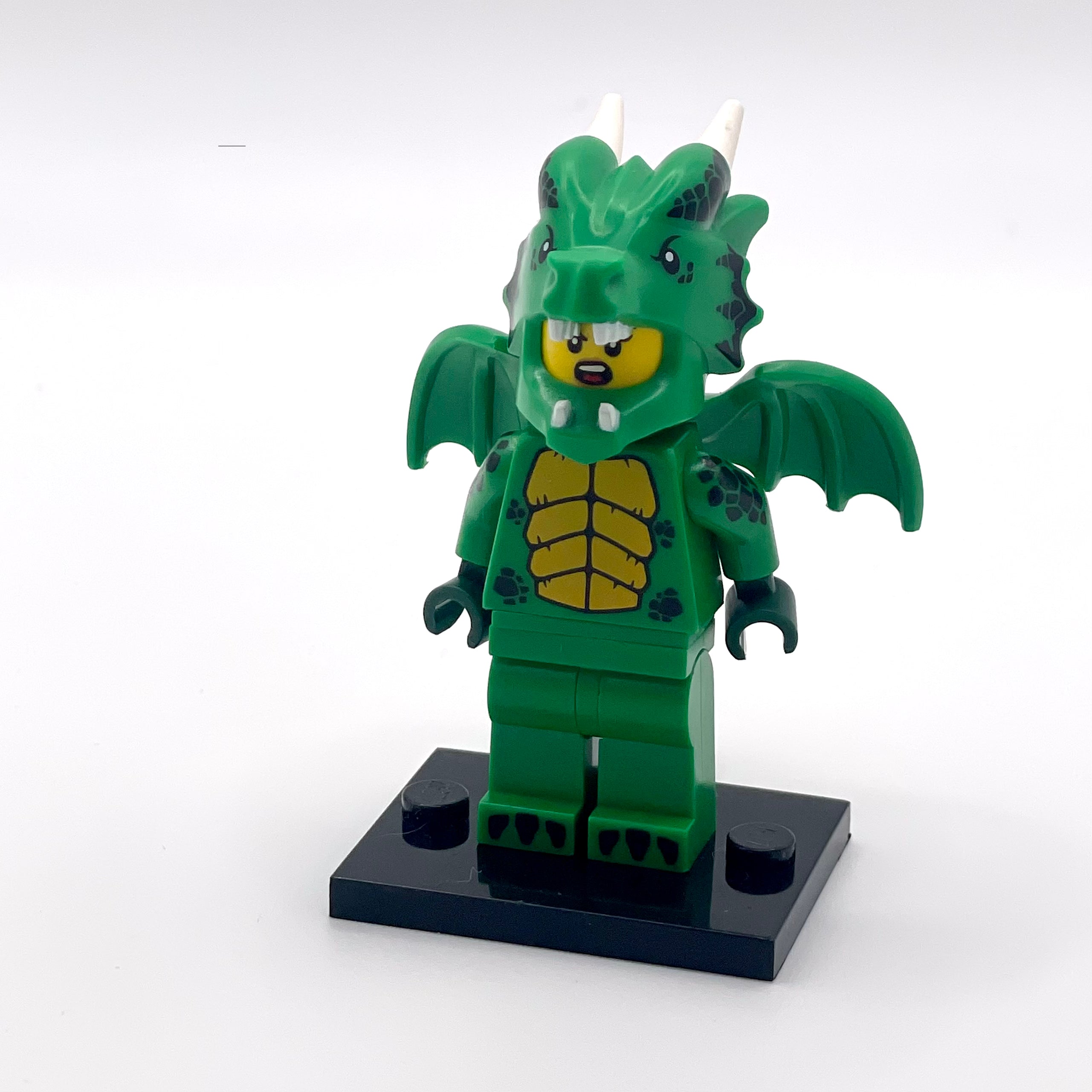 Green Dragon Costume, Series 23 (Complete Set with Stand and Accessories)