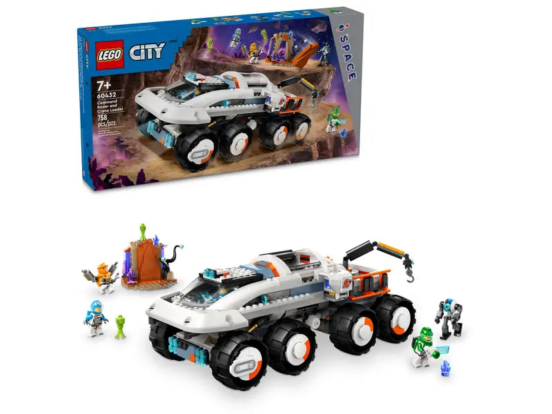 LEGO City Command Rover and Crane Loader 60432