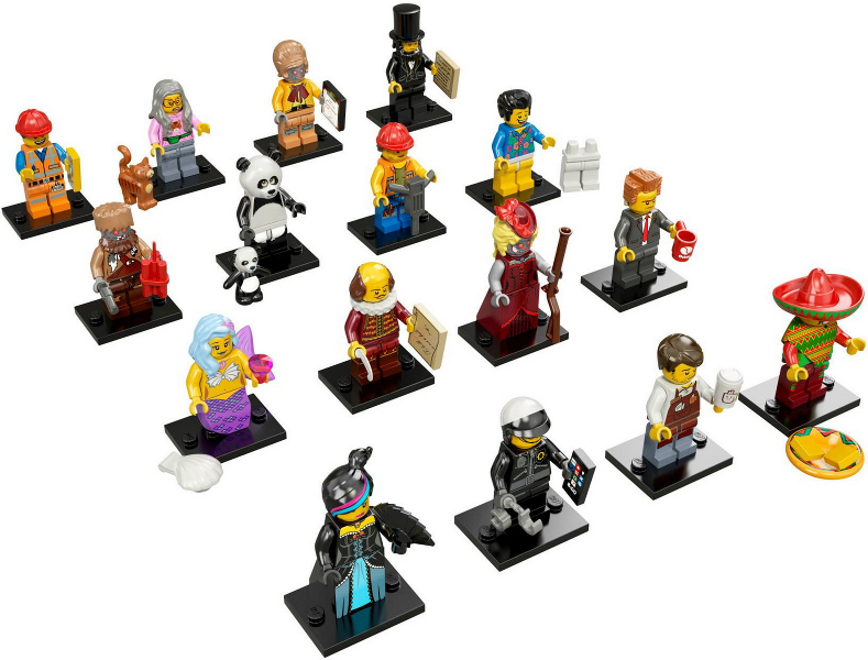 The LEGO Movie (Complete Series of 16 Complete Minifigure Sets)