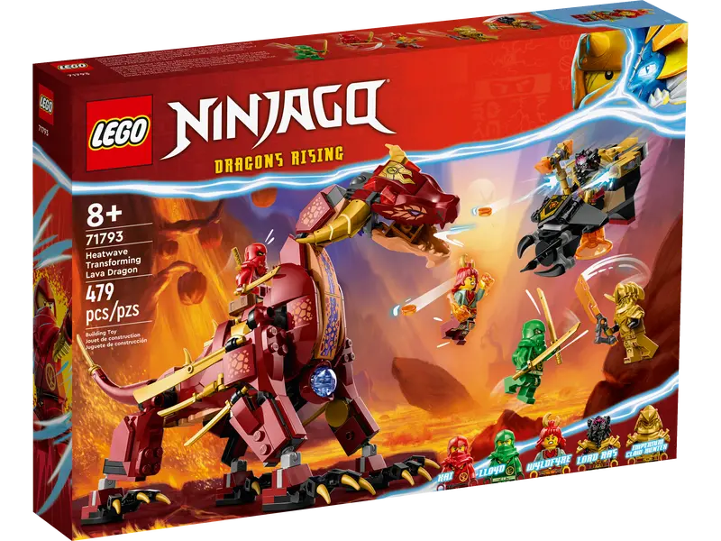 LEGO Ninjago Heatwave Transforming Lava Dragon 71793