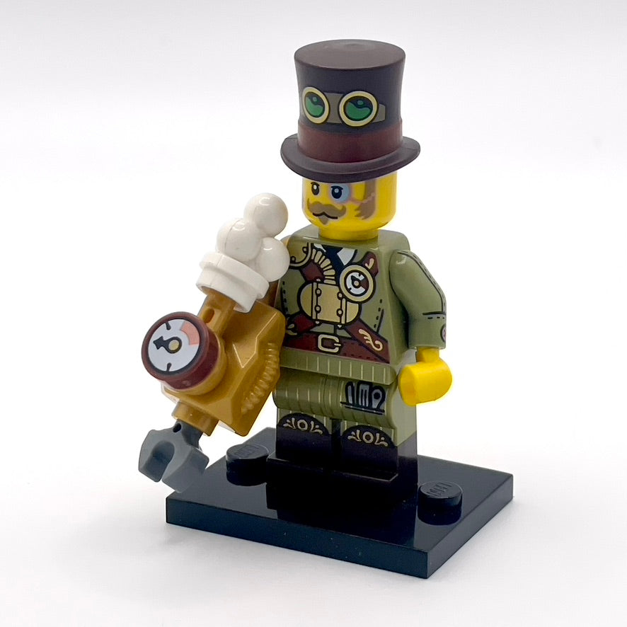 Steampunk Inventor, Series 27 (Complete Set with Stand and Accessories)
