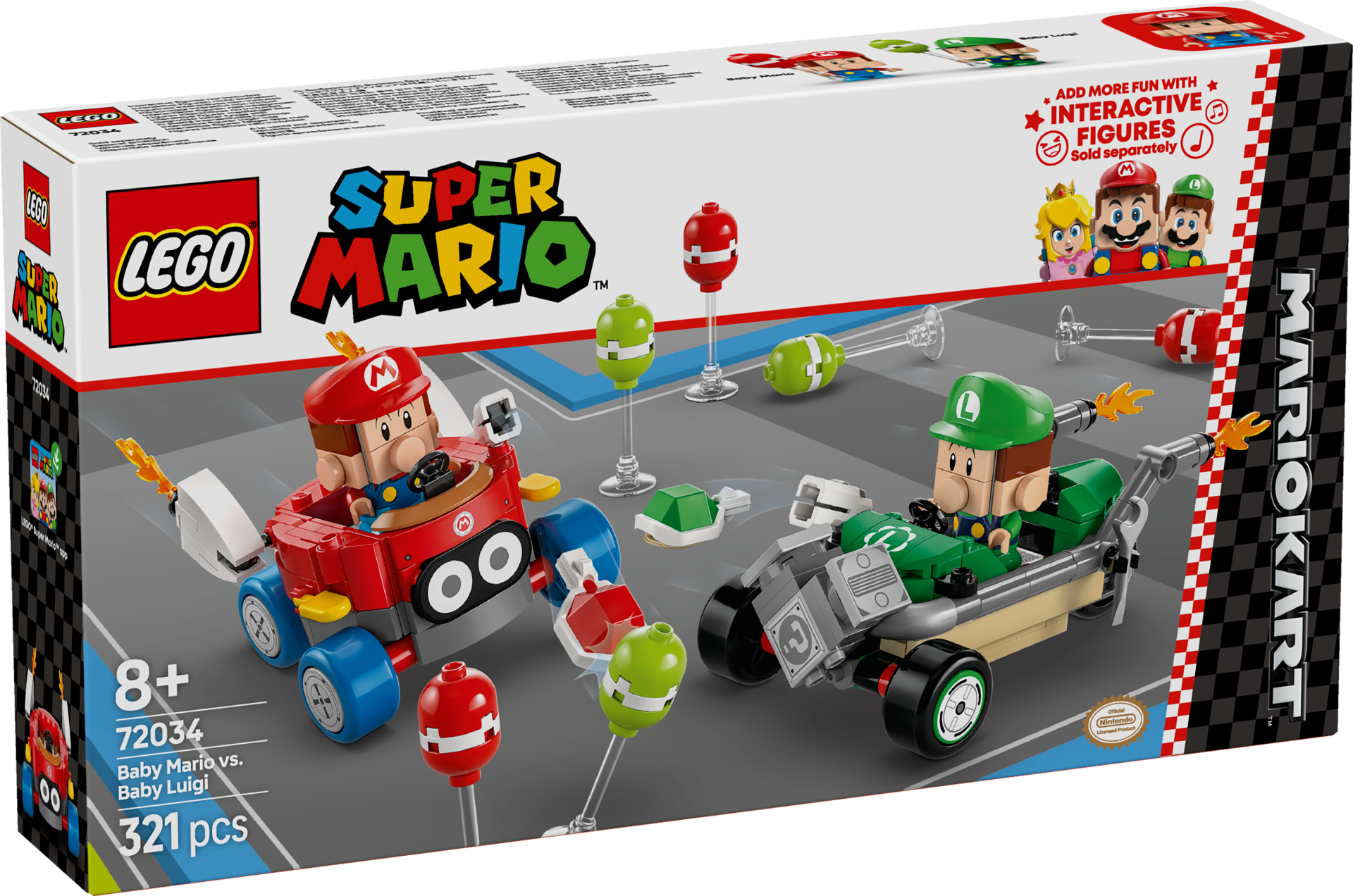 LEGO Mario Kart Baby Mario vs. Baby Luigi 72034