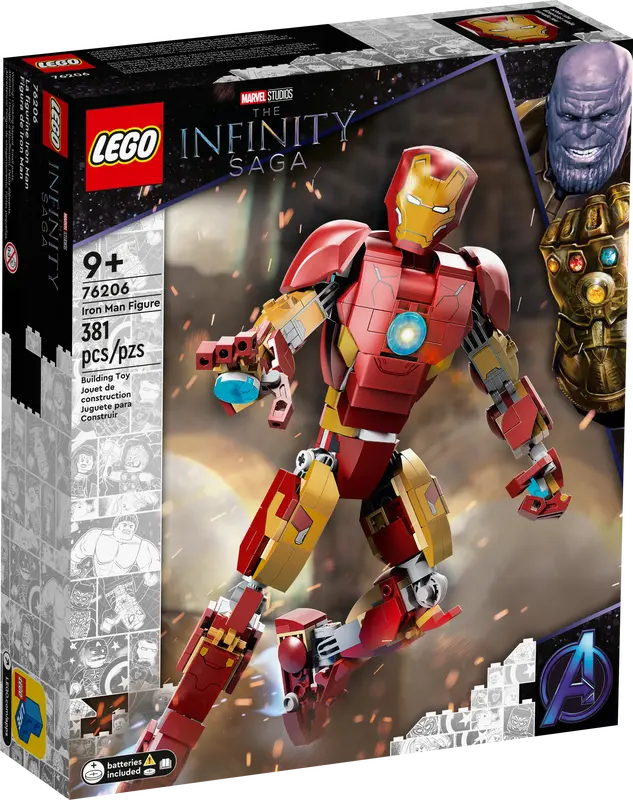 LEGO Marvel Iron Man Figure 76206