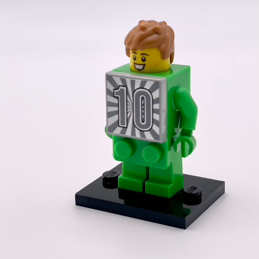Brick Costume Guy, Series 20 (Complete Set with Stand and Accessories)