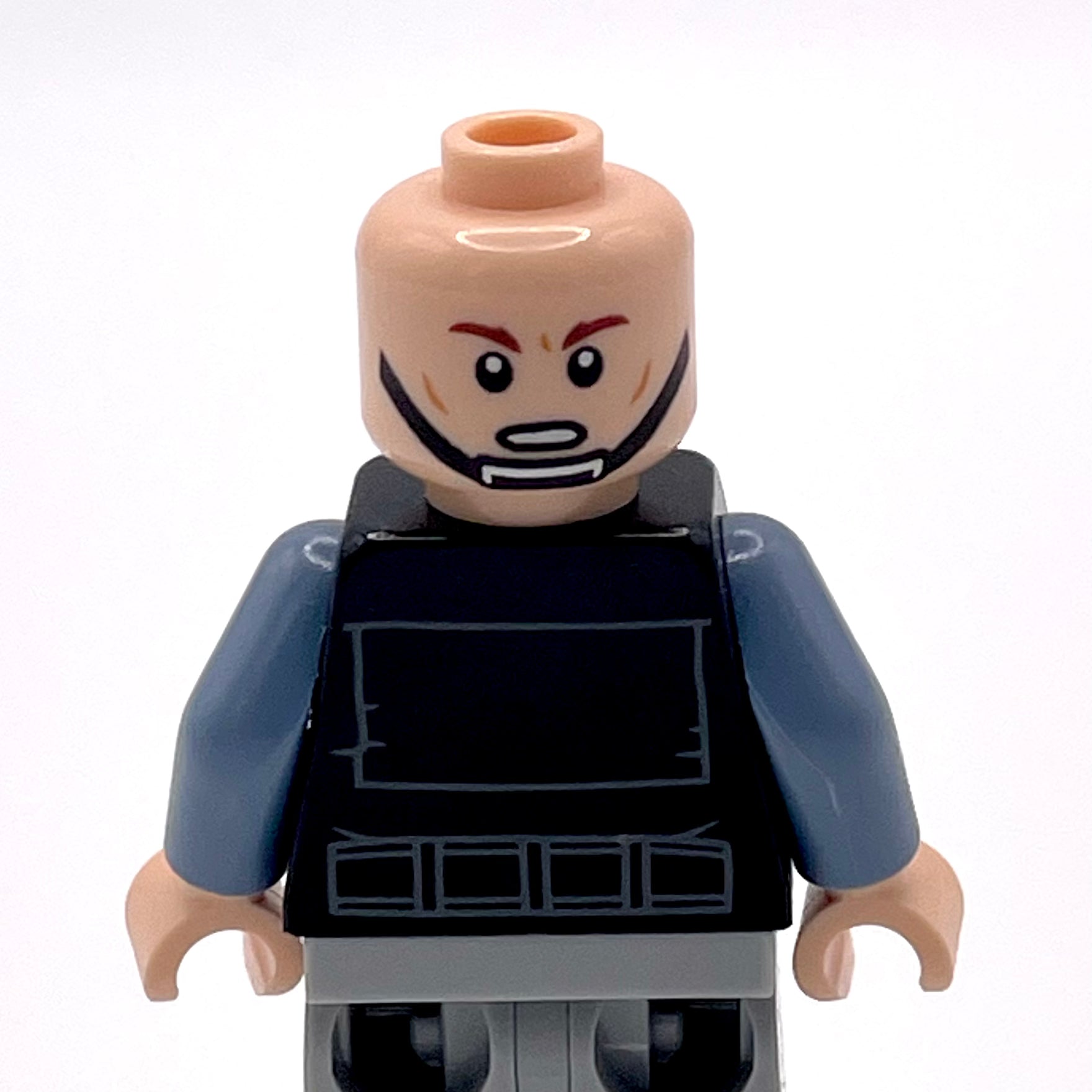 Rebel Fleet Trooper - Male, Vest with Pockets, Black Neck, Reddish Brown Eyebrows