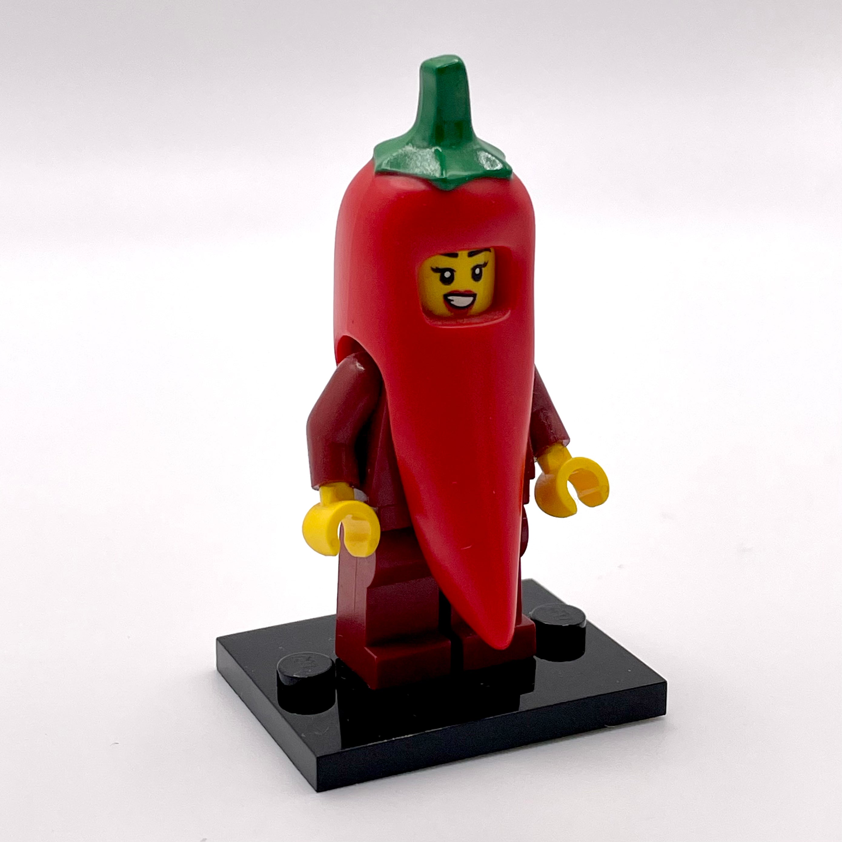 Chili Costume Fan, Series 22 (Minifigure Only without Accessories)