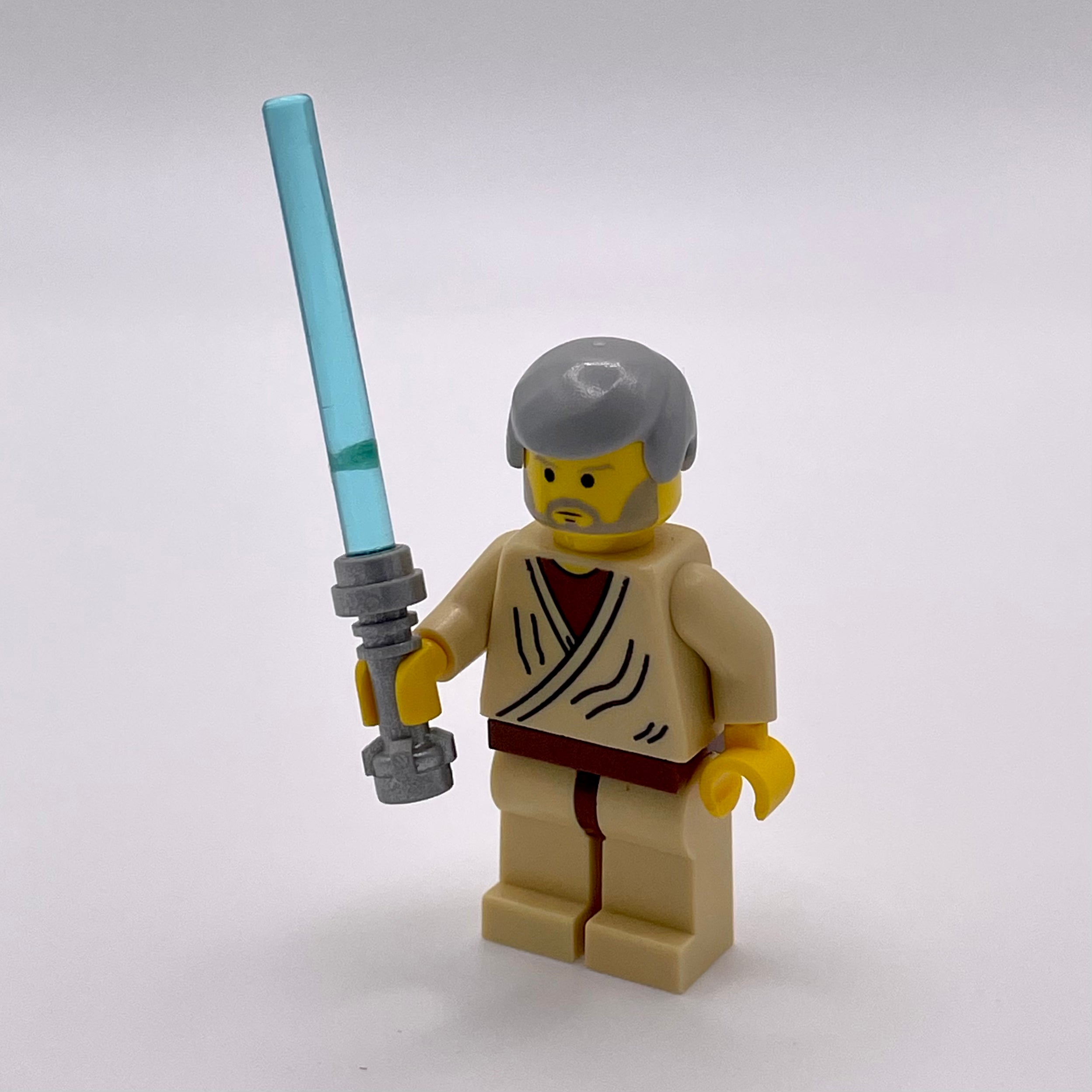 Obi-Wan Kenobi (Old with Light Bluish Gray Hair - 20th Anniversary Torso)