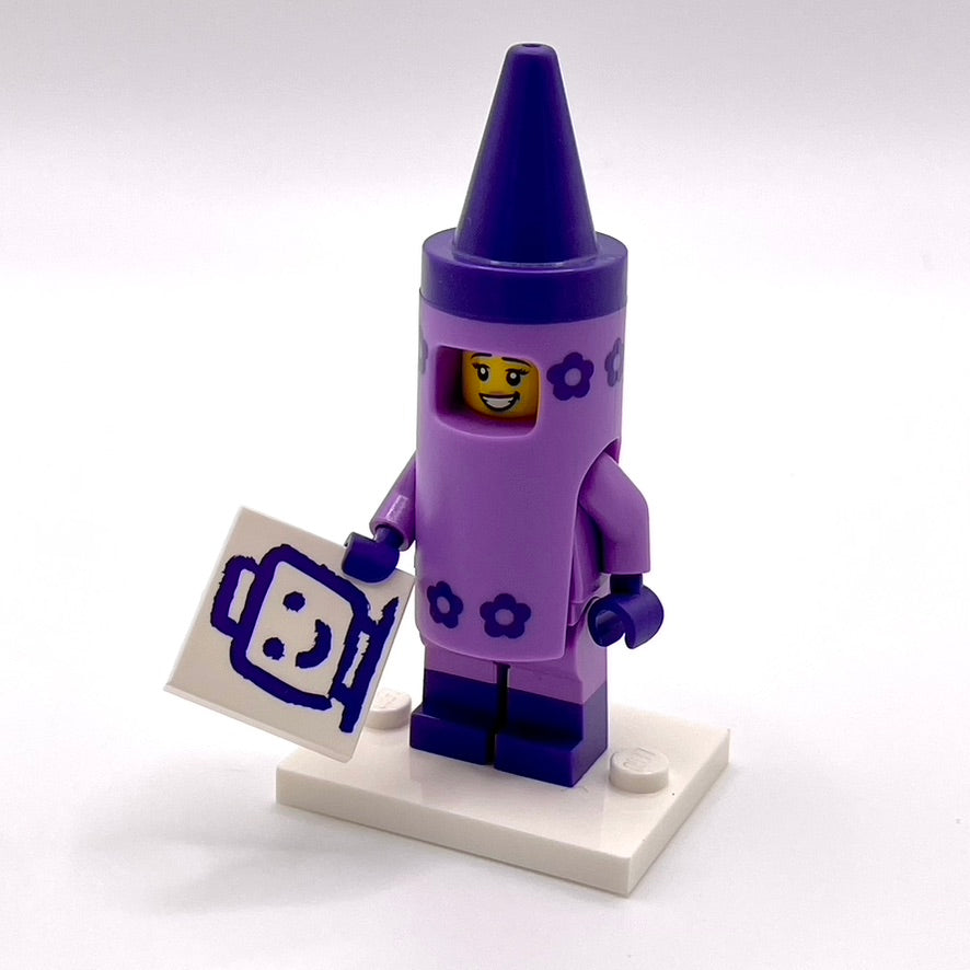 Crayon Girl, The LEGO Movie 2 (Complete Set with Stand and Accessories)