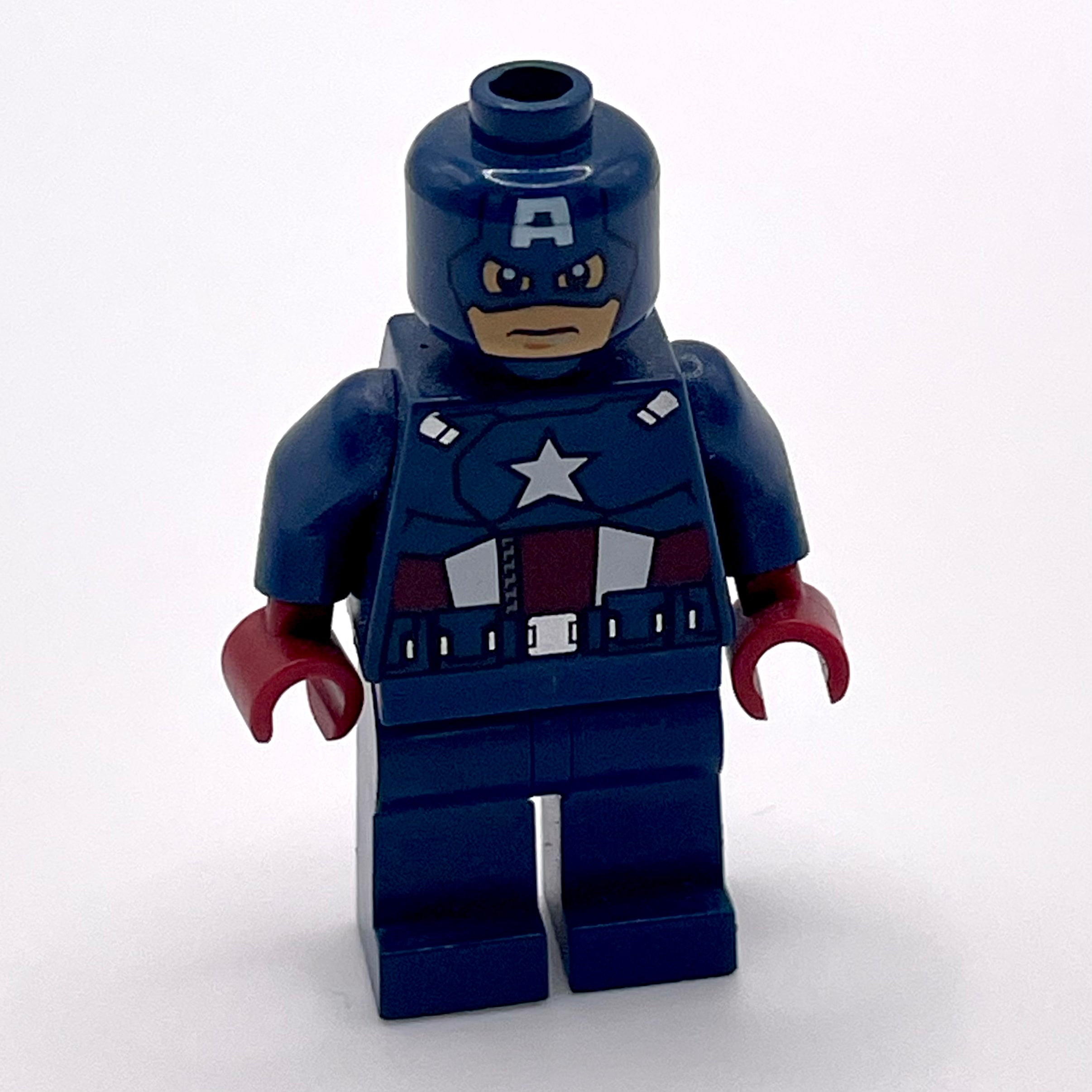 Captain America - Dark Blue Suit, Dark Red Hands, Mask