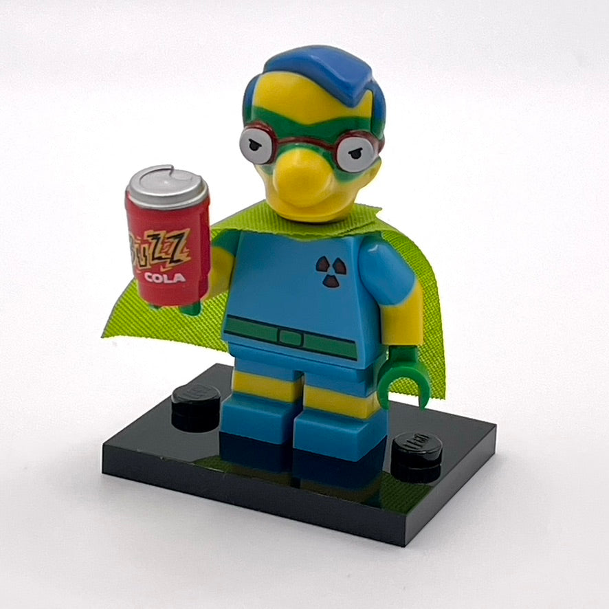 Fallout Boy Milhouse, The Simpsons, Series 2 (Complete Set with Stand and Accessories)