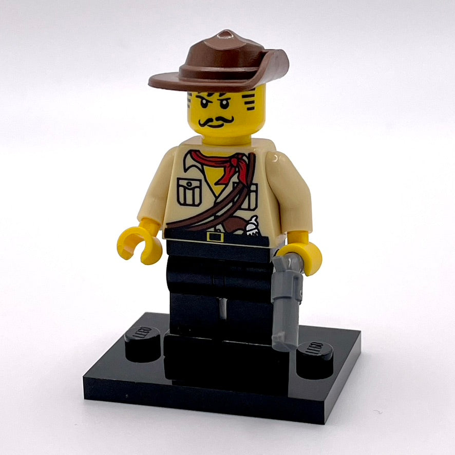 Johnny Thunder (The Lego Movie - Dark Brown Straps, White Pupils)
