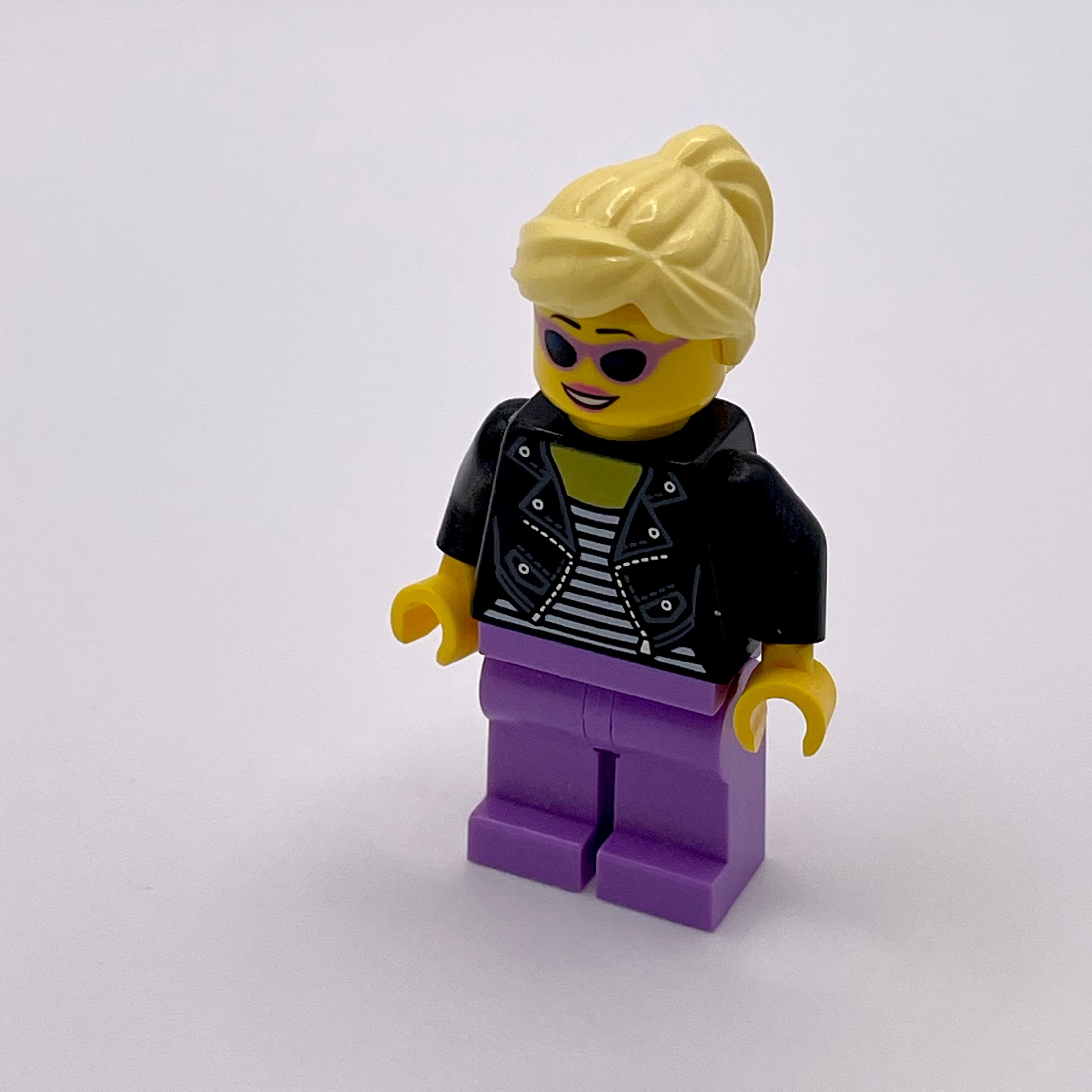 Woman, Black Leather Jacket (From Ideas Set # 40448)