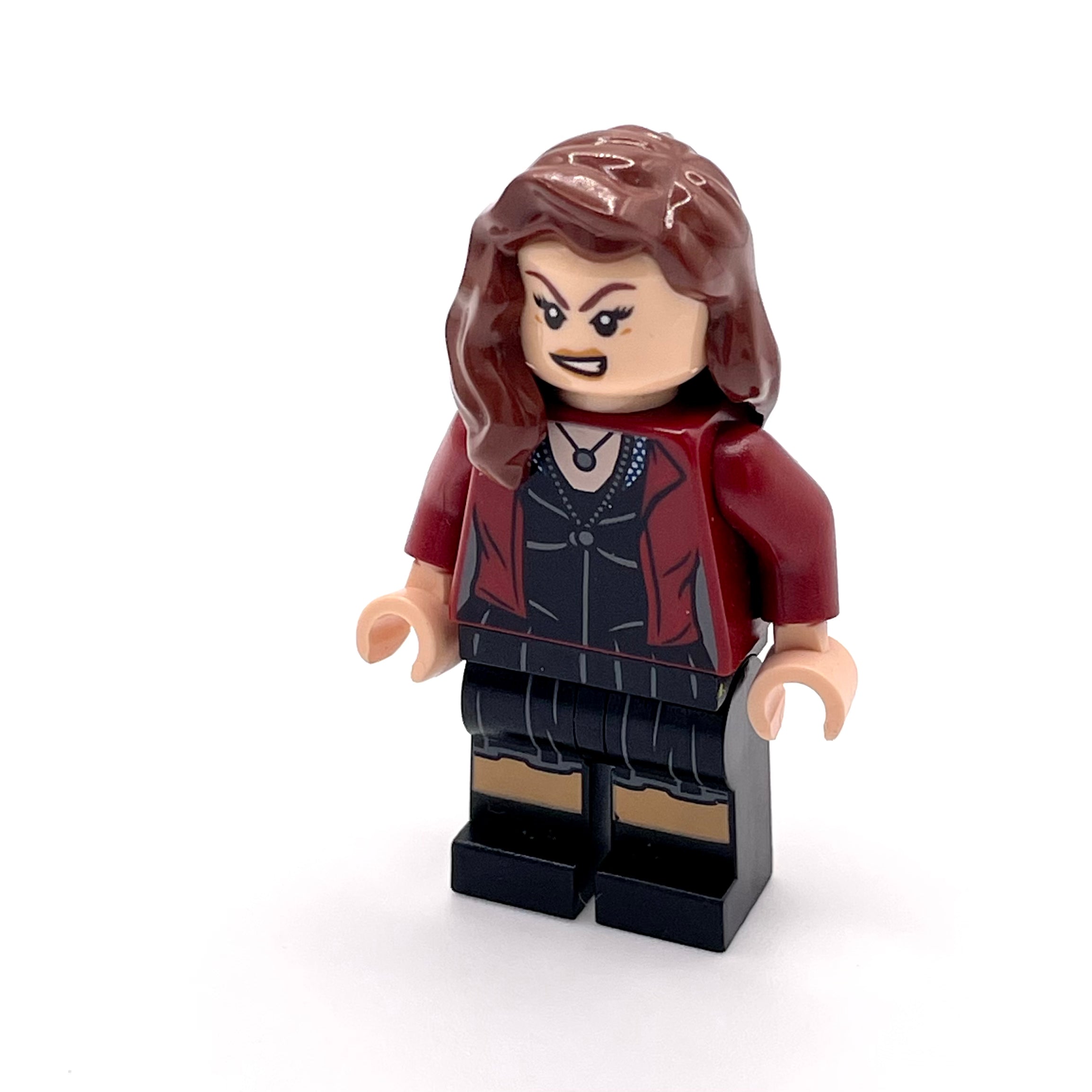 The Scarlet Witch (Wanda Maximoff) - Printed Legs, Reddish Brown Hair