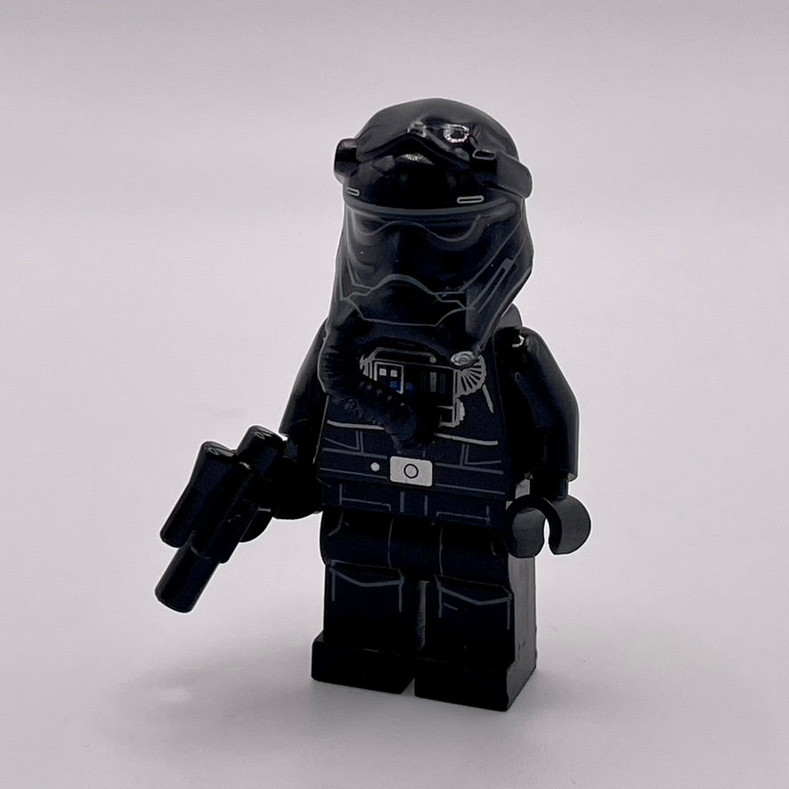 First Order TIE Pilot, Three White Lines on Helmet