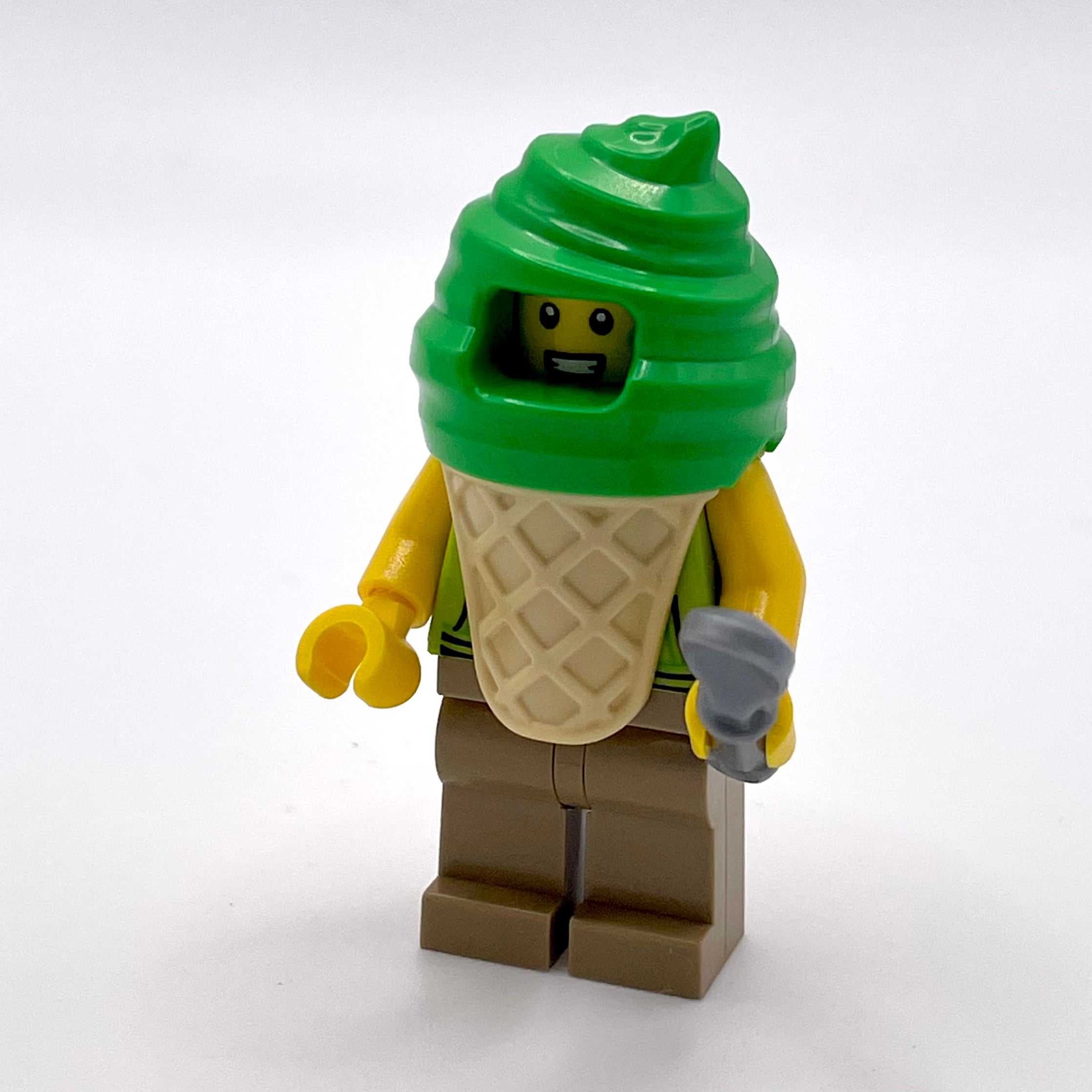 Ice Cream Vendor - Male, Lime Hoodie, Bright Green Ice Cream Suit