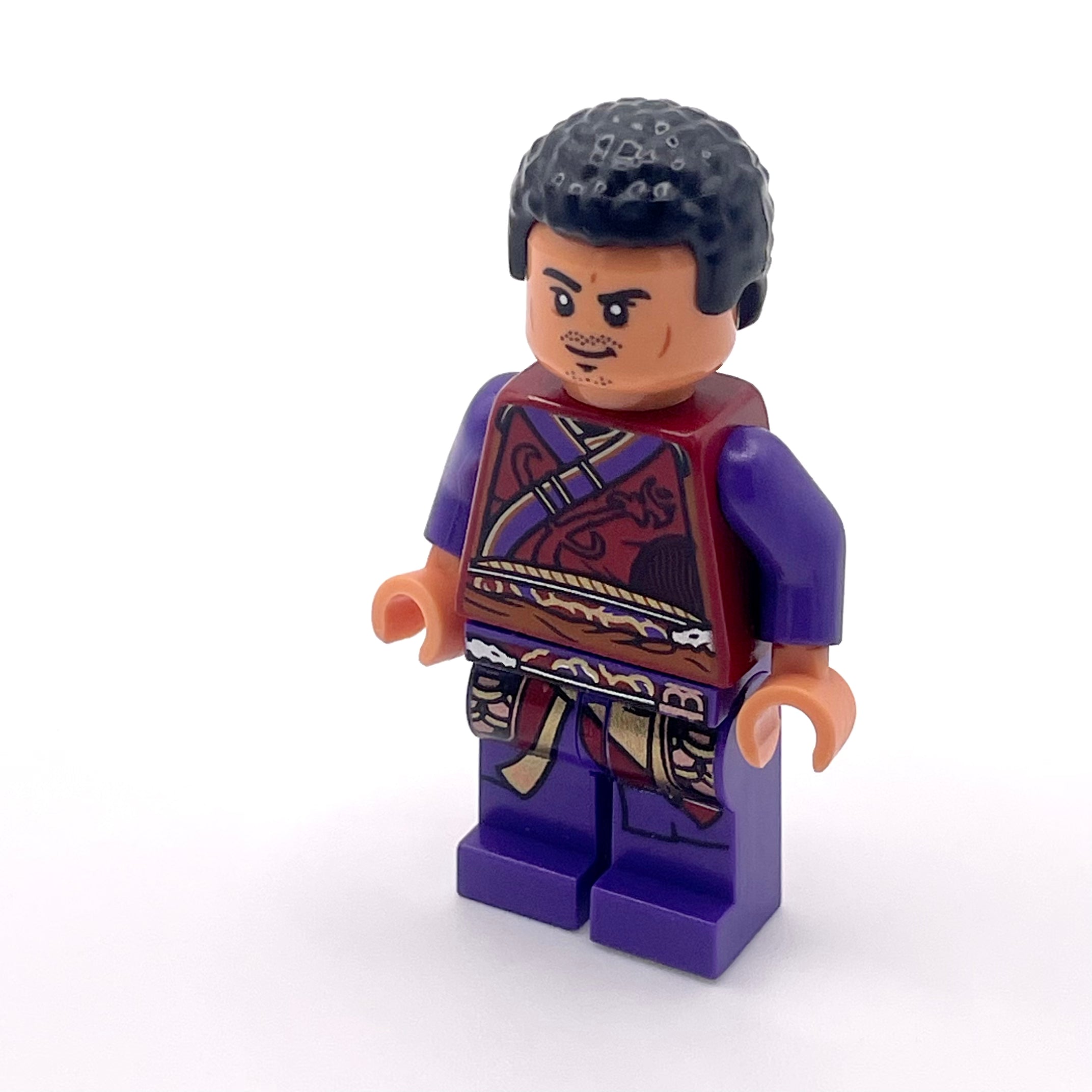 Wong - Dark Red Robe, Dark Purple Legs (No Accessories)