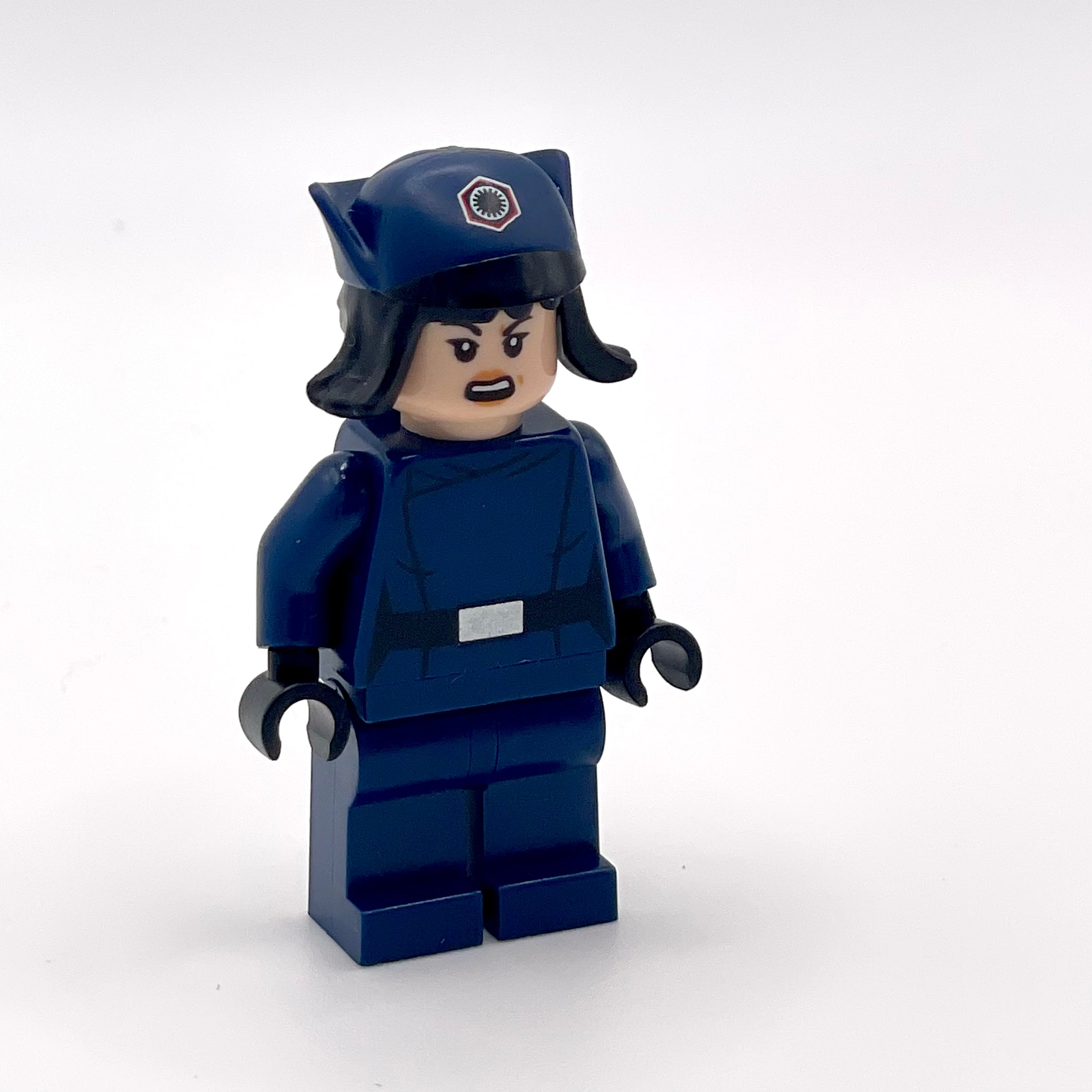Rose Tico - Dark Blue First Order Officer Disguise, Hat with Hair