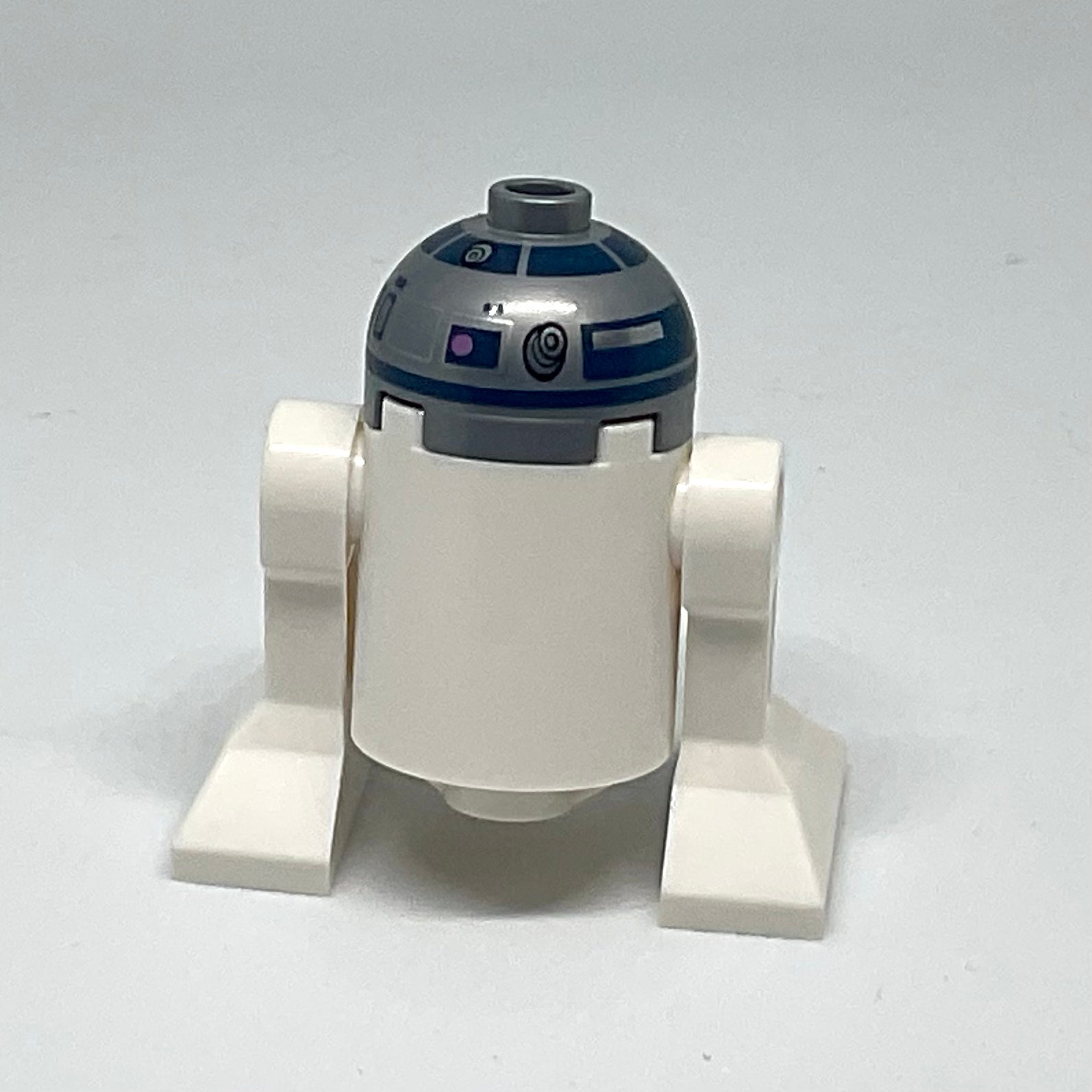 Astromech Droid, R2-D2, Flat Silver Head, Dark Pink Dots and Large Receptor