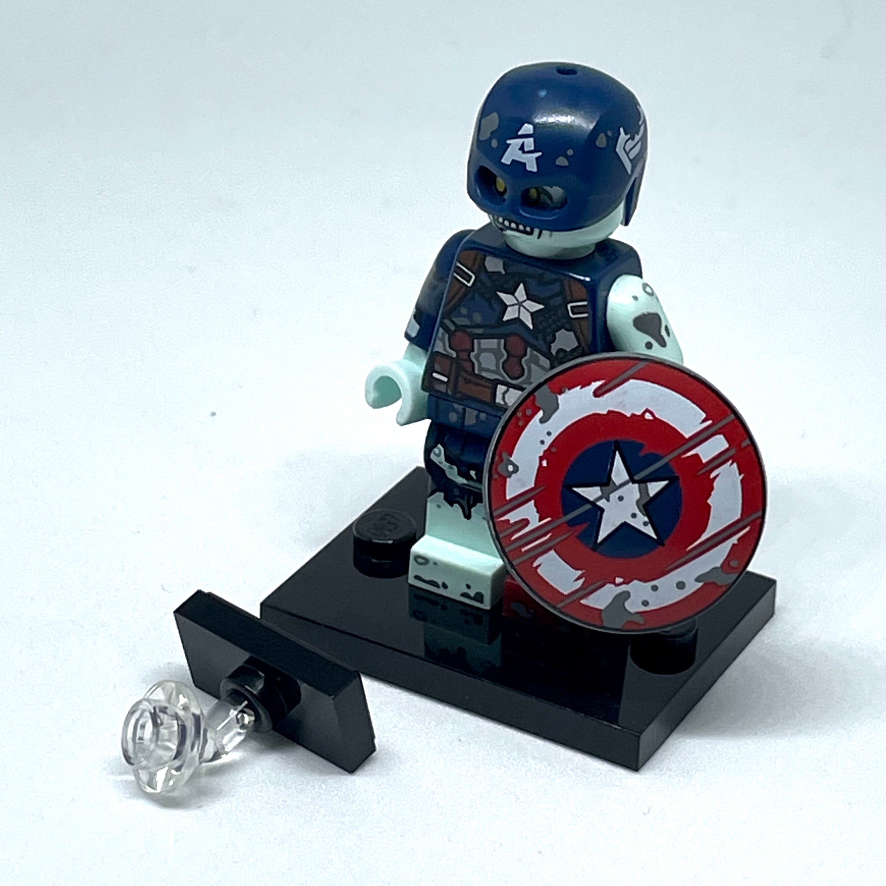 Zombie Captain America, Marvel Studios, Series 1 (Complete Set with Stand and Accessories)