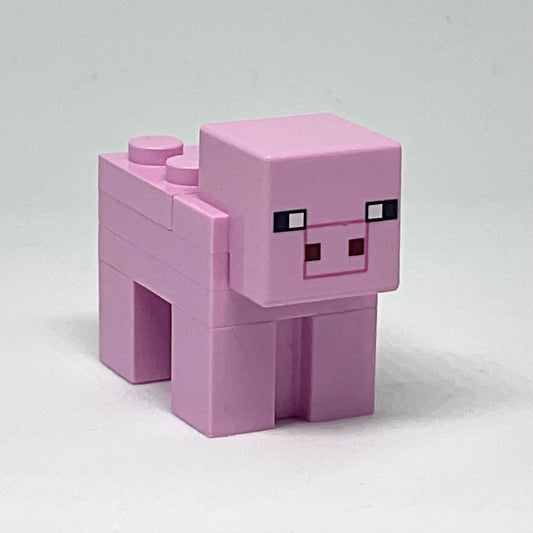Minecraft Pig (Plain Snout) - Brick Built