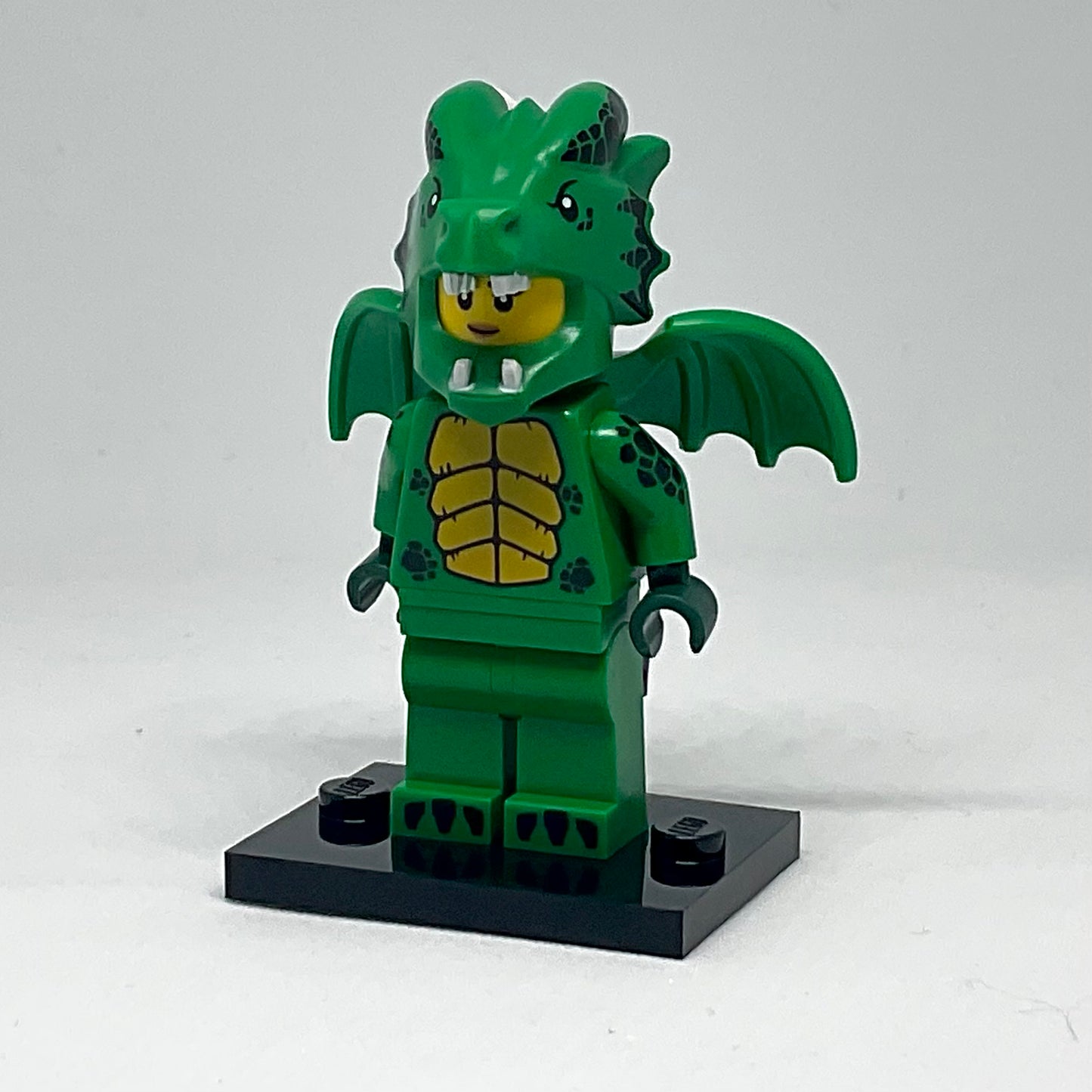 Green Dragon Costume, Series 23 (Complete Set with Stand and Accessories)