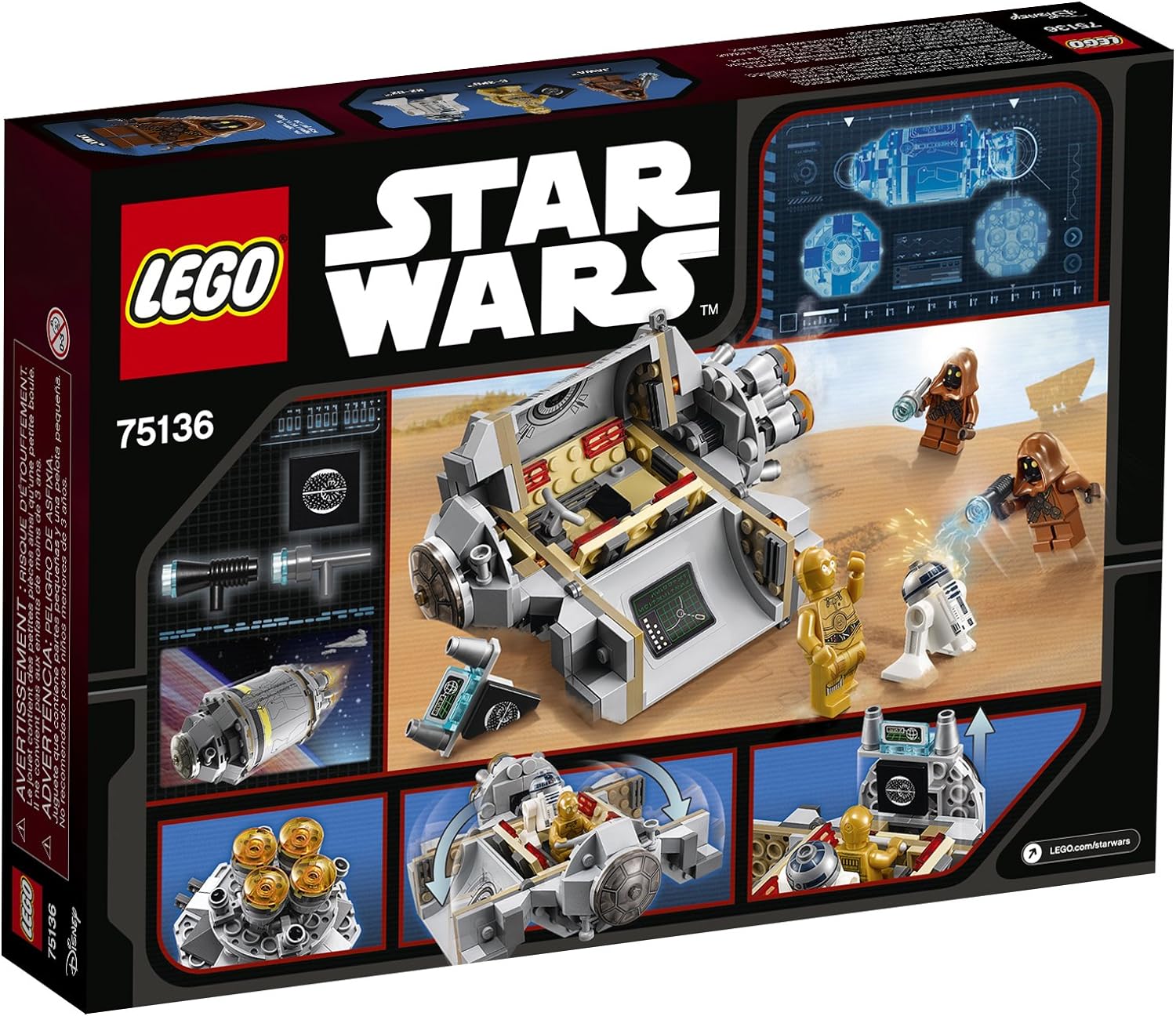 LEGO Star Wars Droid Escape Pod 75136