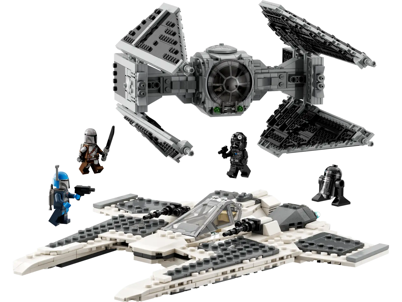 LEGO Star Wars Mandalorian Fang Fighter vs. TIE Interceptor™ (75348)