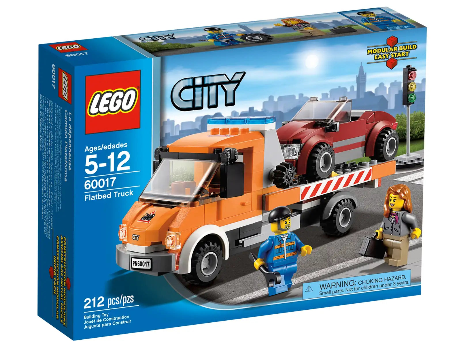 LEGO City Flatbed Truck (60017) DAMAGED BOX