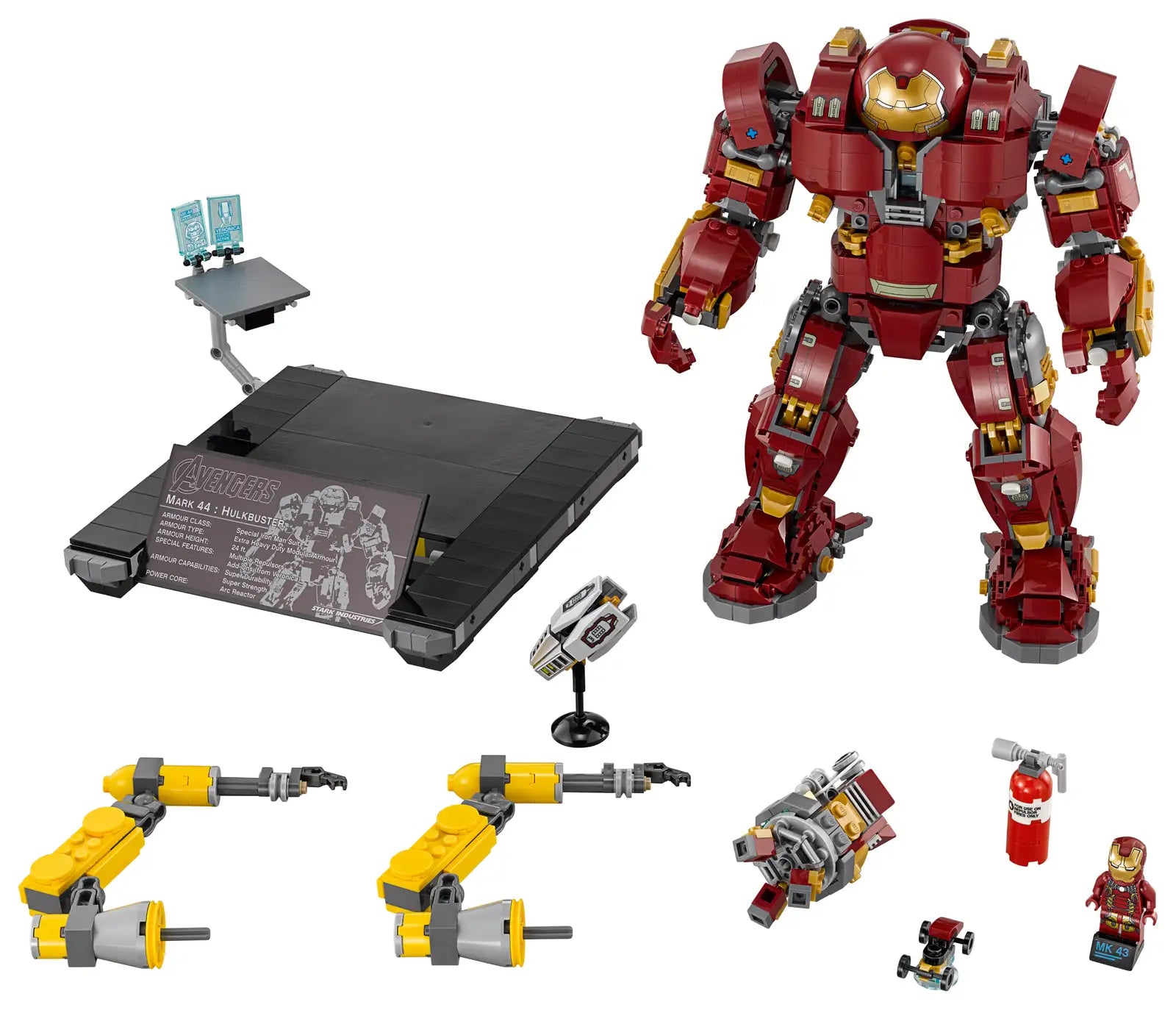 Hulkbuster lego set hotsell