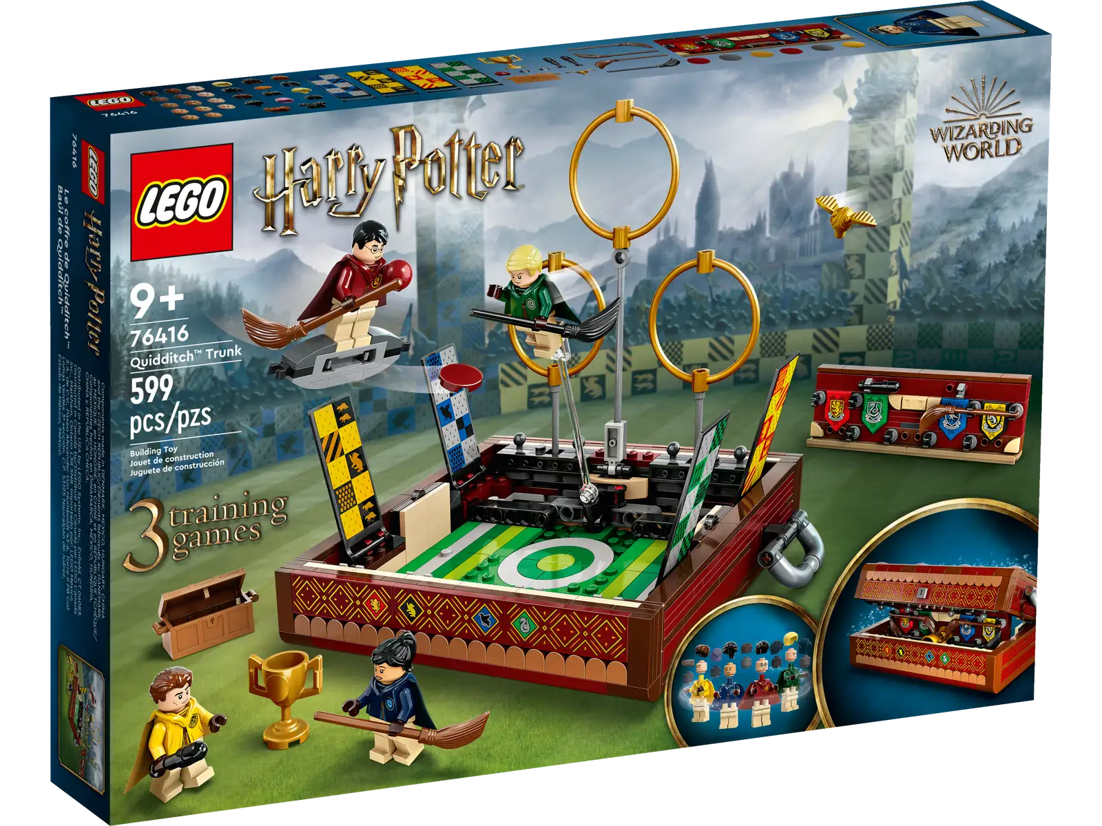 LEGO Harry Potter Quidditch Trunk (76416) Sealed Box Has Slight Water Damage