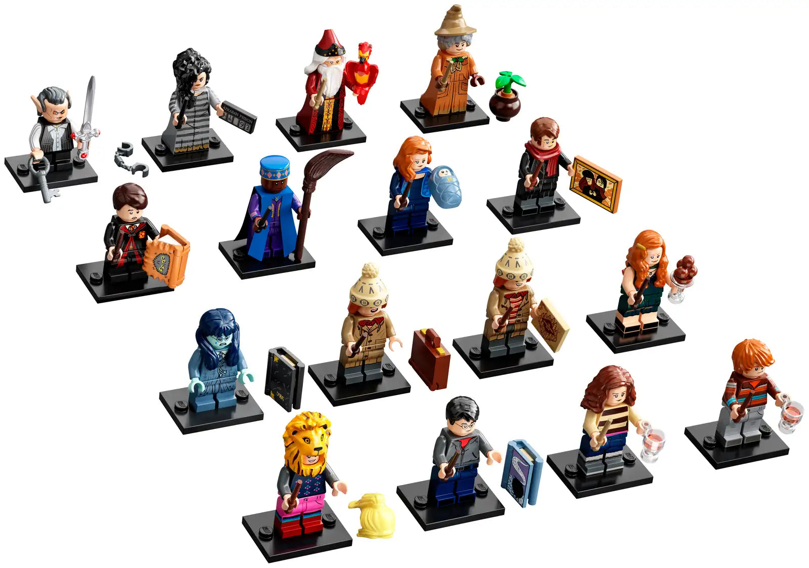 Minifigure, Harry Potter, Series 2 (Complete Series of 16 Complete Minifigure Sets)