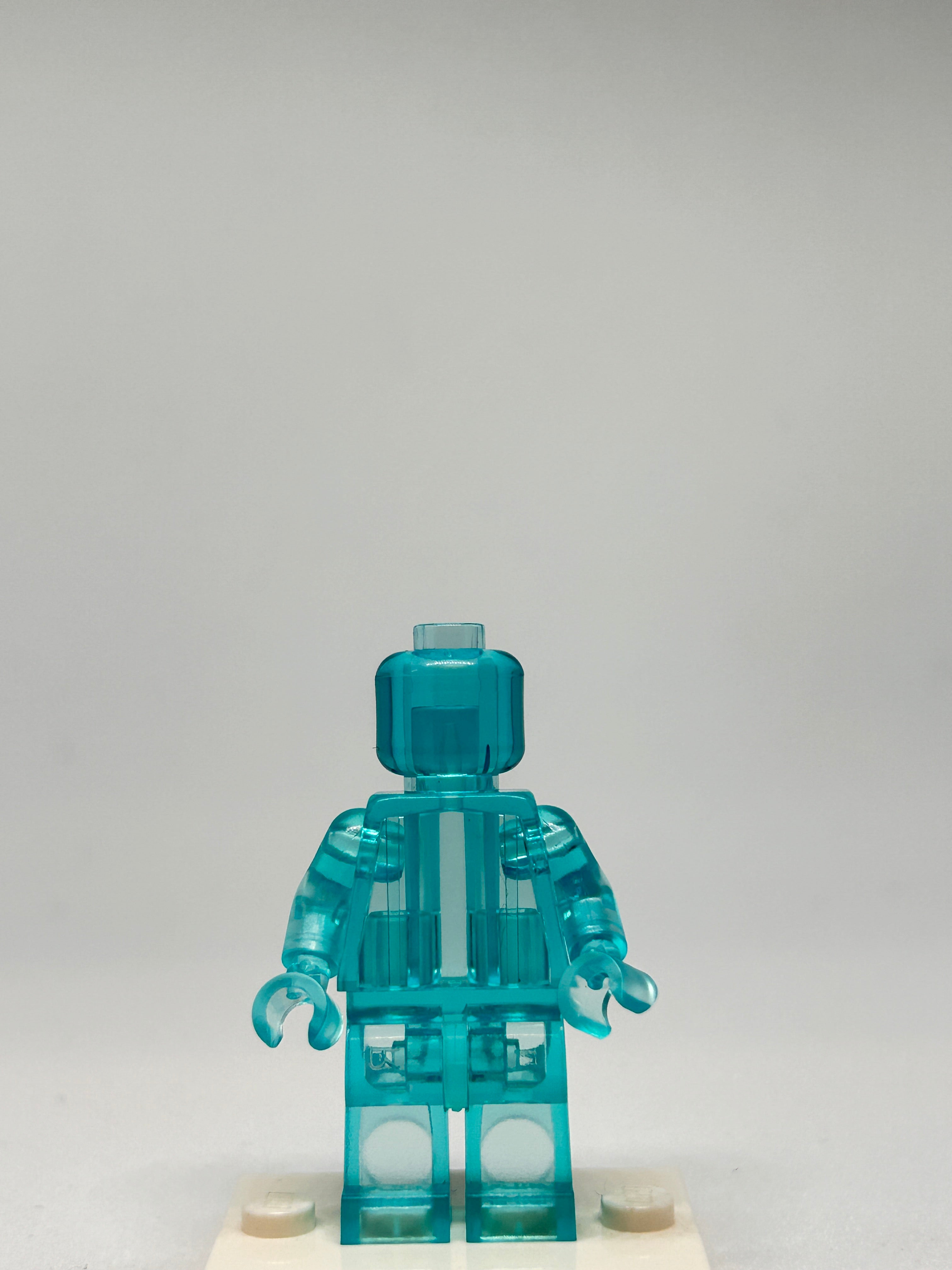 Translucent Minifig Prototype - Trans Light Blue