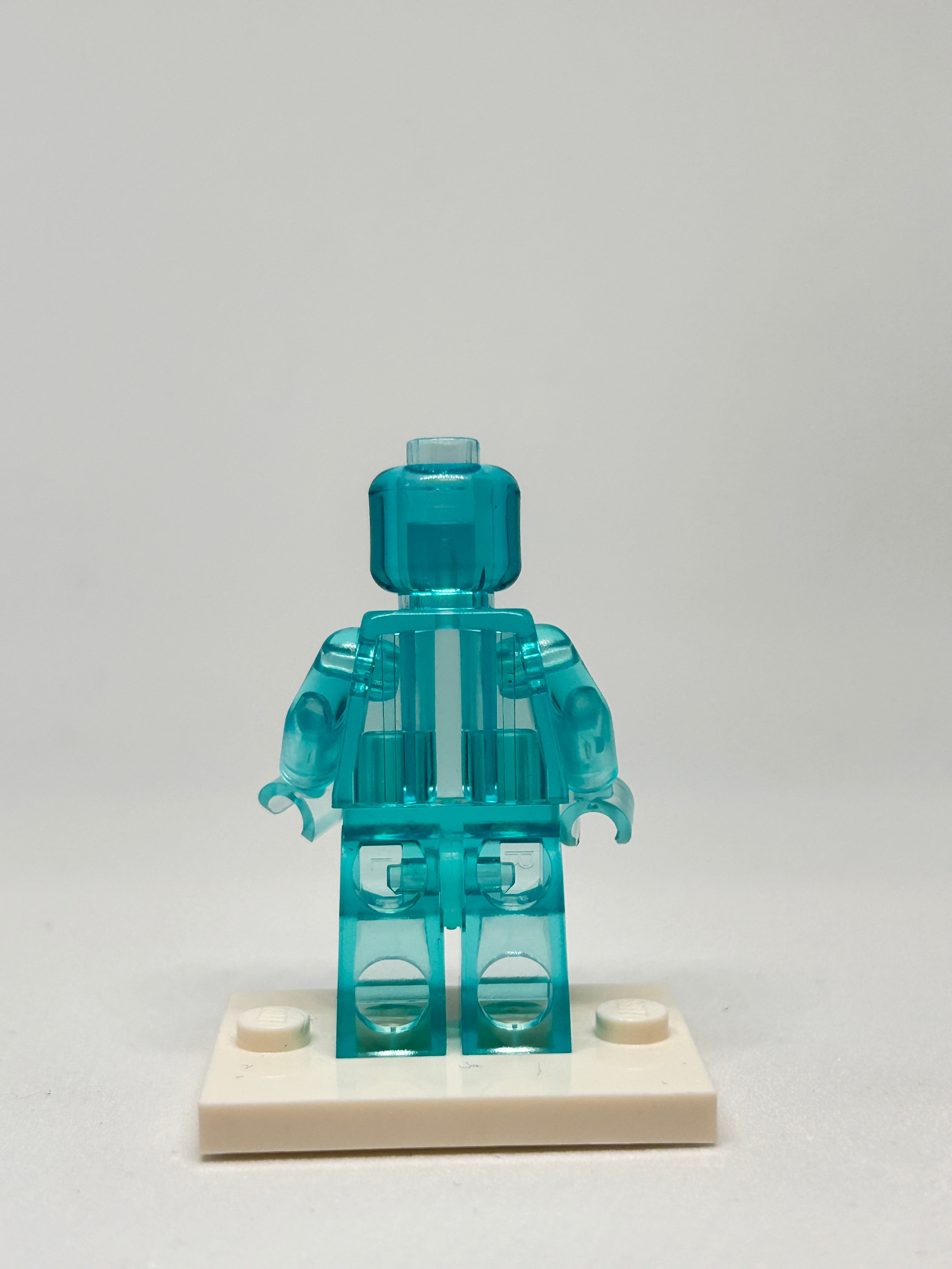 Translucent Minifig Prototype - Trans Light Blue