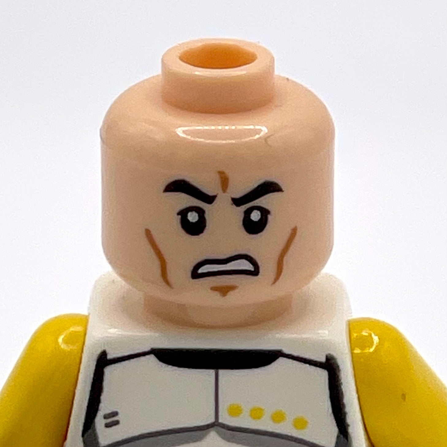 Clone Trooper Commander (Phase 1) - Yellow Arms, Scowl