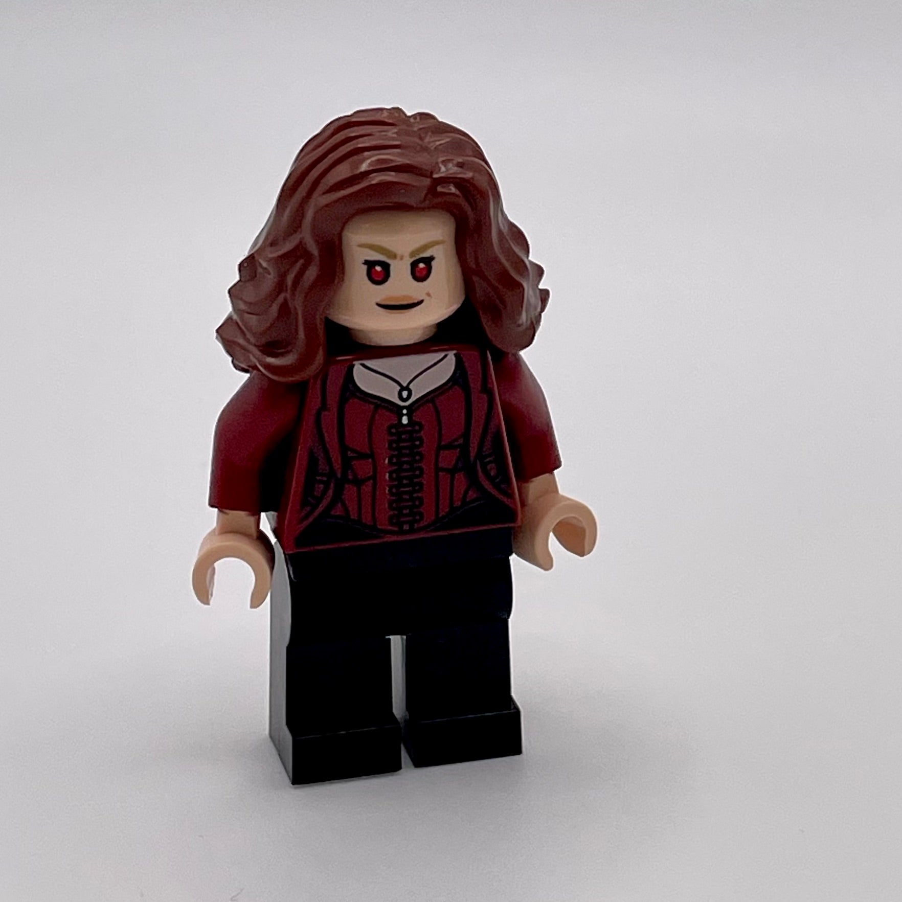 The Scarlet Witch (Wanda Maximoff) - Plain Black Legs, Reddish Brown Hair